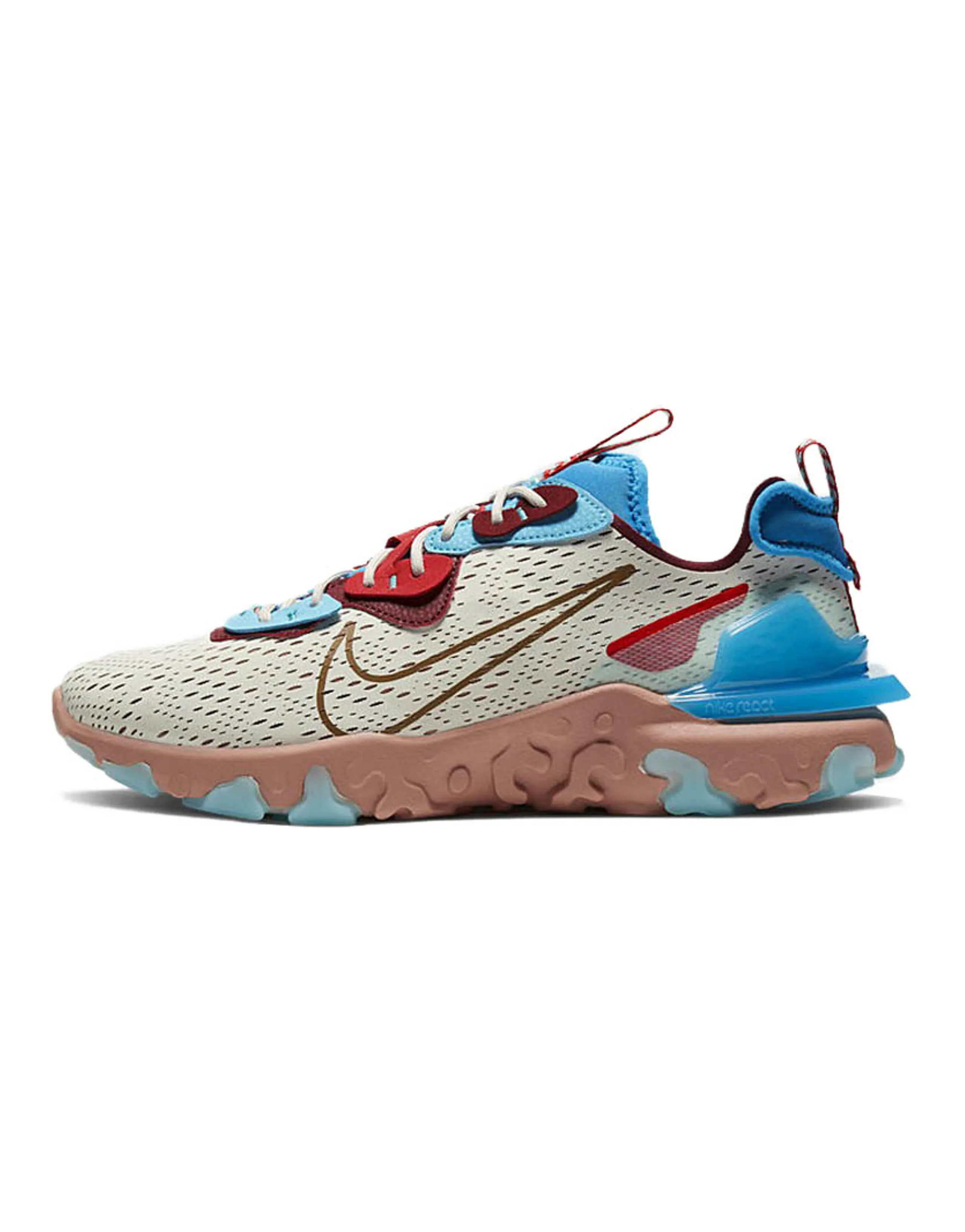 Nike React Vision Light Bone Terra Blush Photo Blue