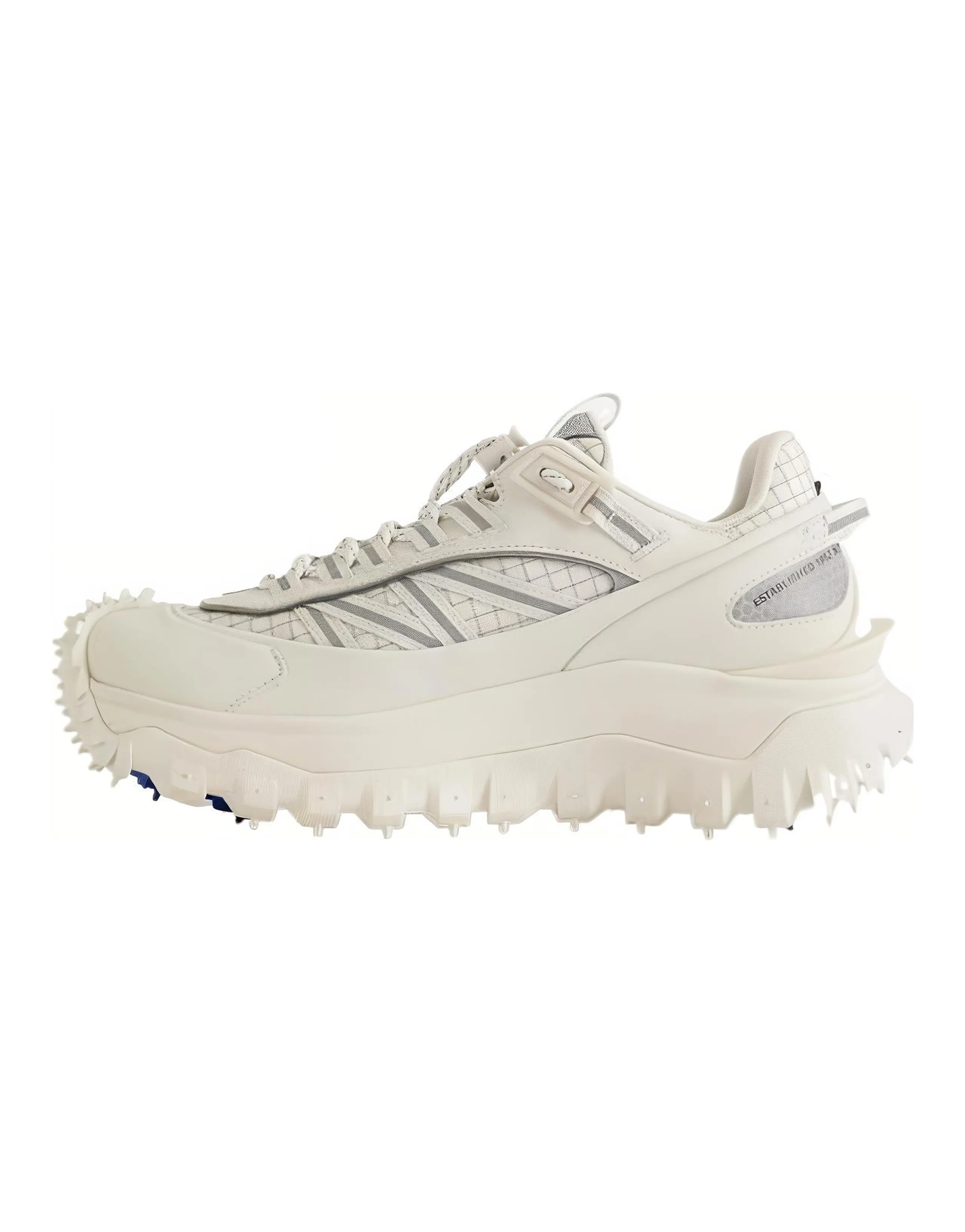 Moncler Round Toe Lace-Up Sneakers Women's
