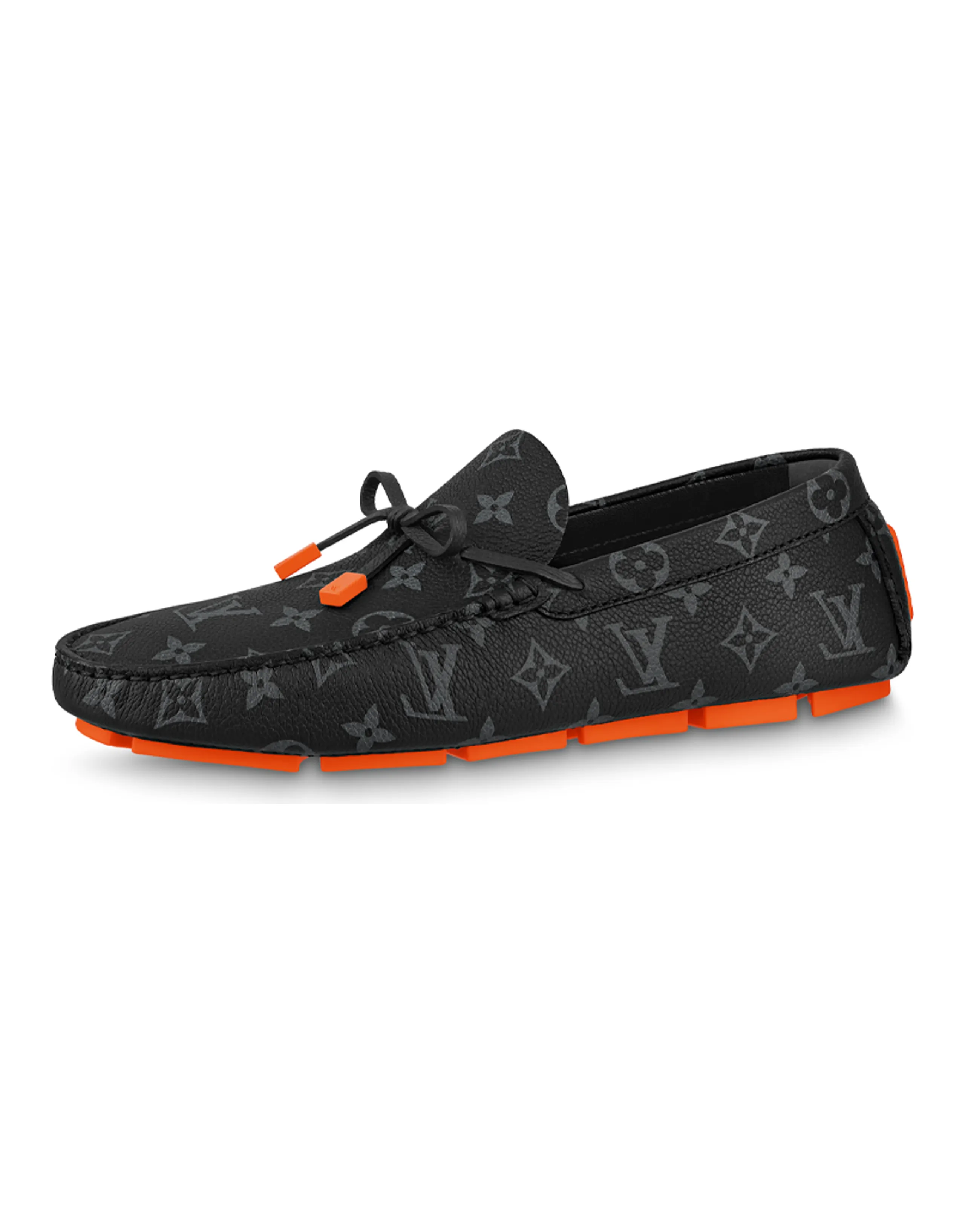 LOUIS VUITTON Driver Casual Shoes Men's Black