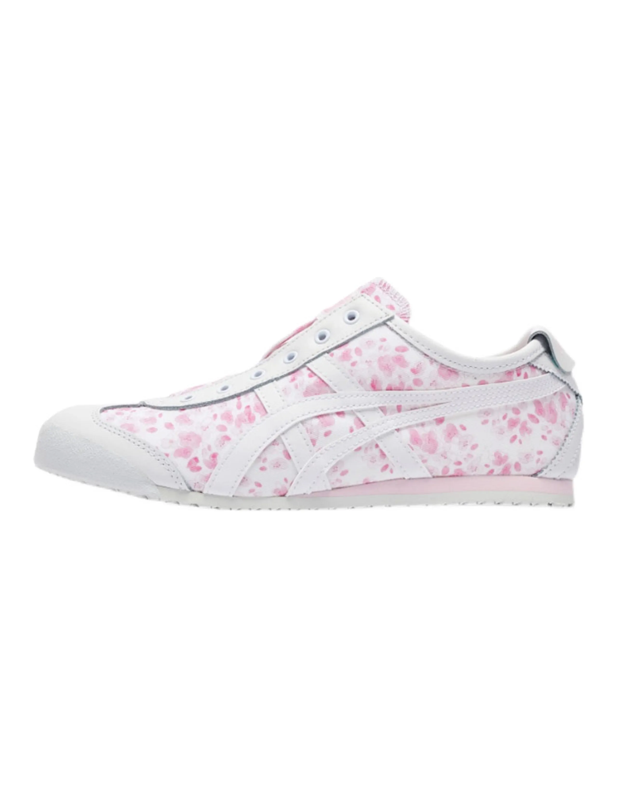 Onitsuka Tiger MEXICO 66 Anti Slip Wear Resistant Low Top Skateboard Shoes Unisex White Pink