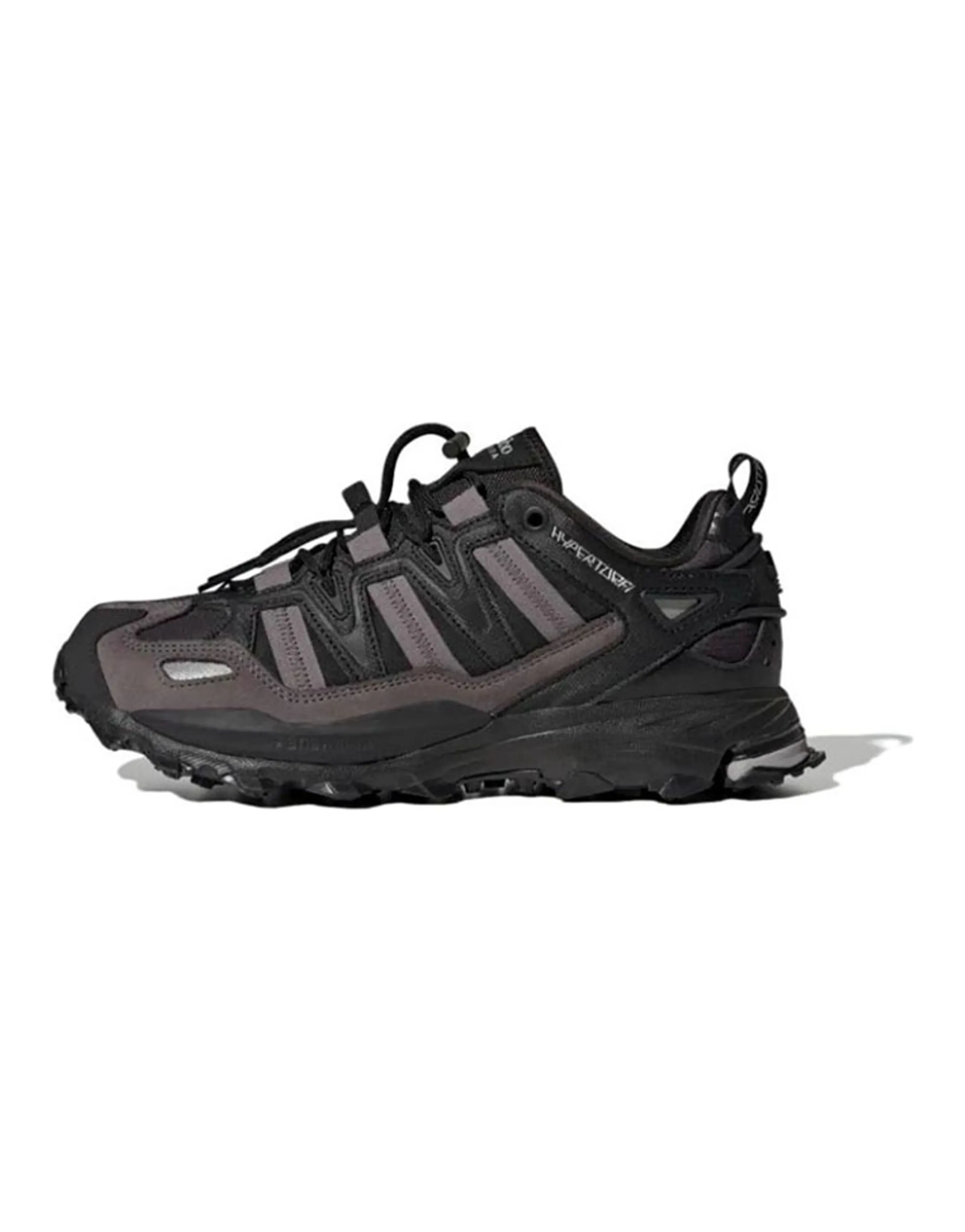 Adidas Originals Hyperturf Core Black Silver Metallic Trace Grey