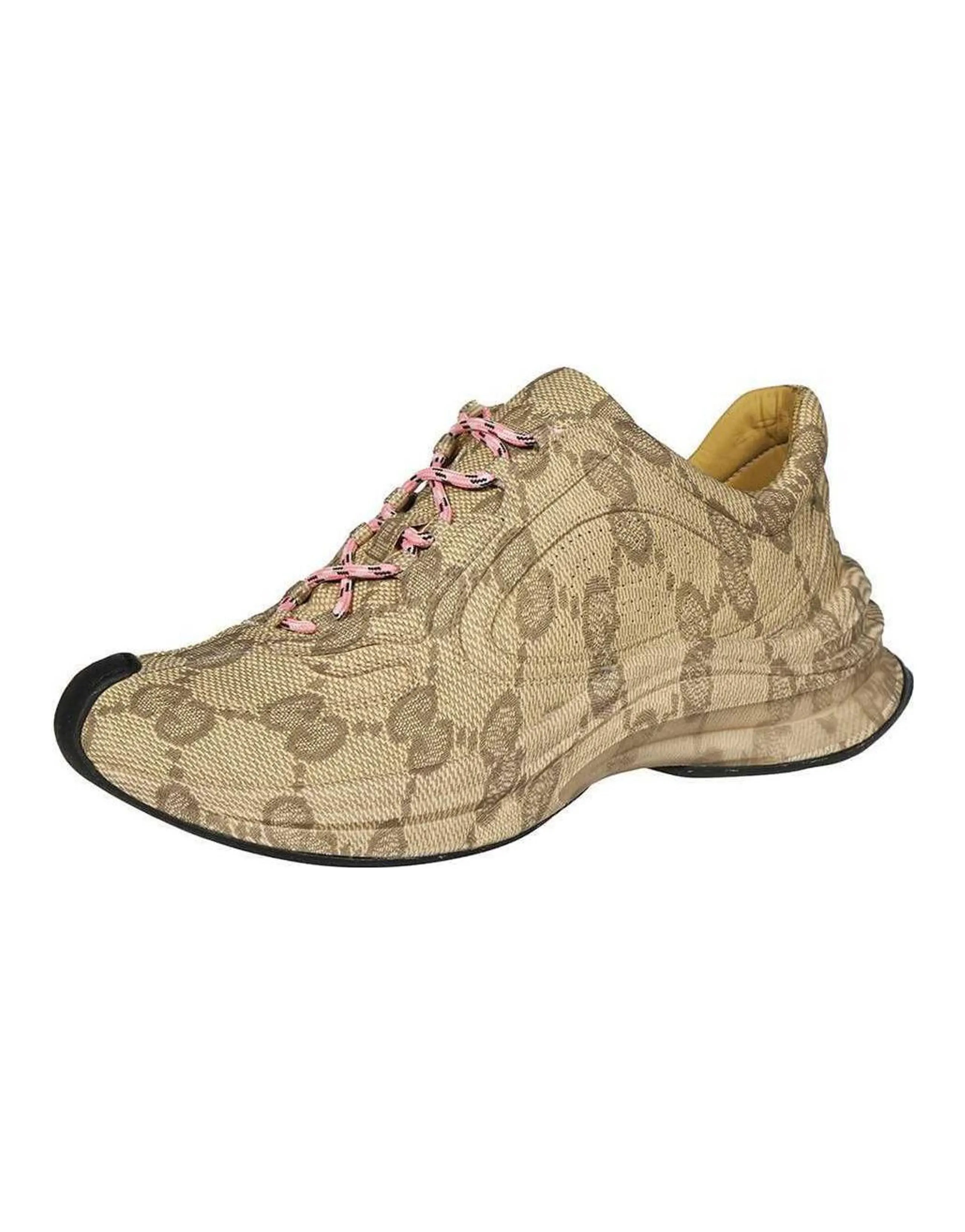 GUCCI Women's Run Sneaker 'Beige Ebony Monogram' Women's