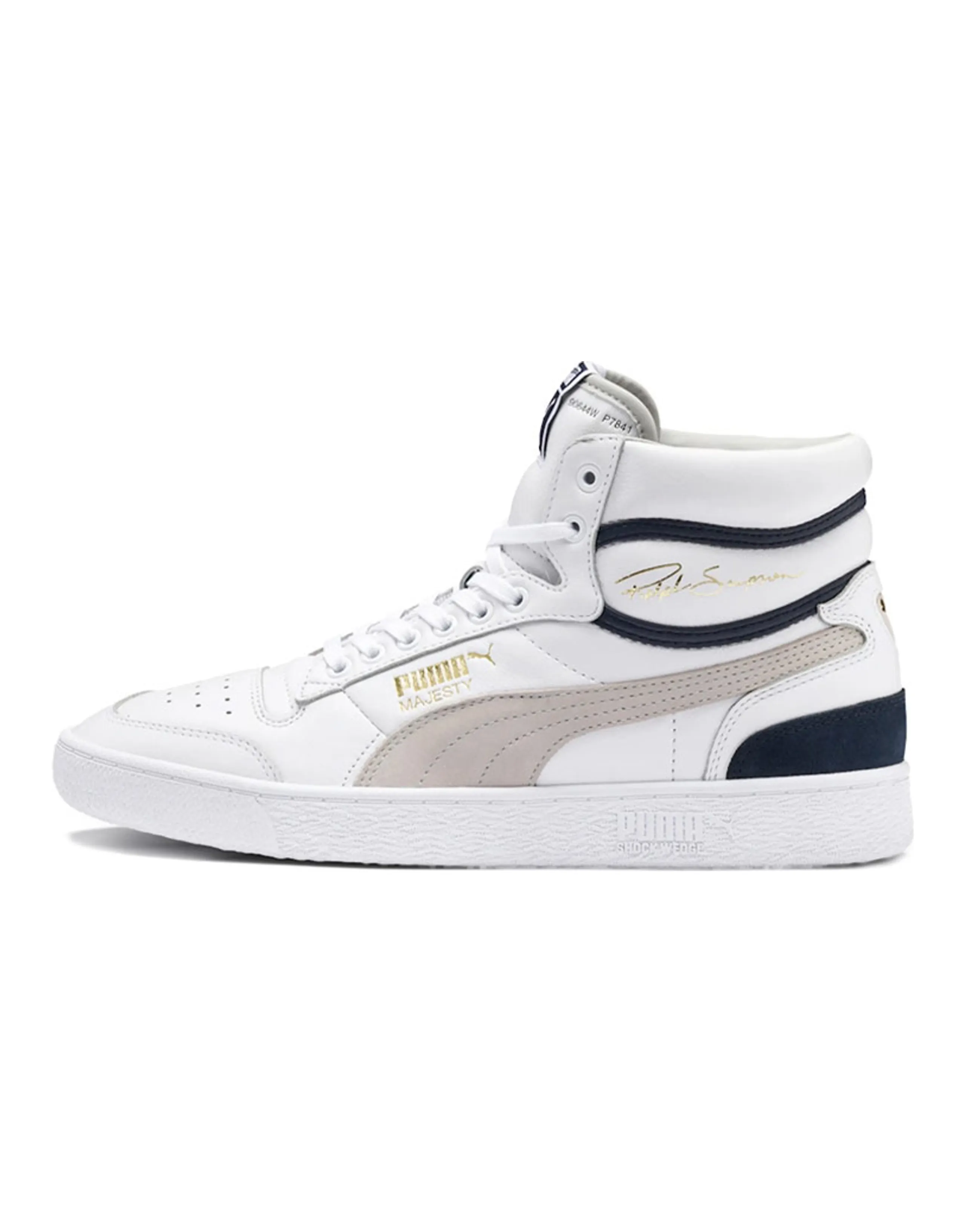 PUMA Ralph Sampson Mid Og White Grey Violet Peacoat
