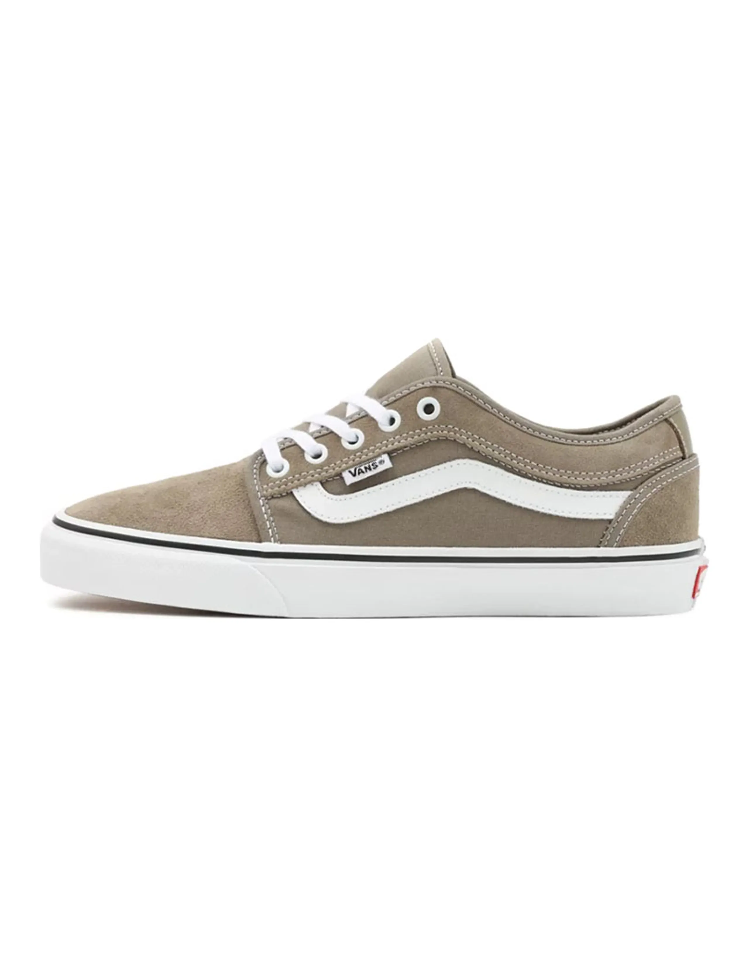 Vans Unisex Chukka Low Sidestripe Sneakers Khaki