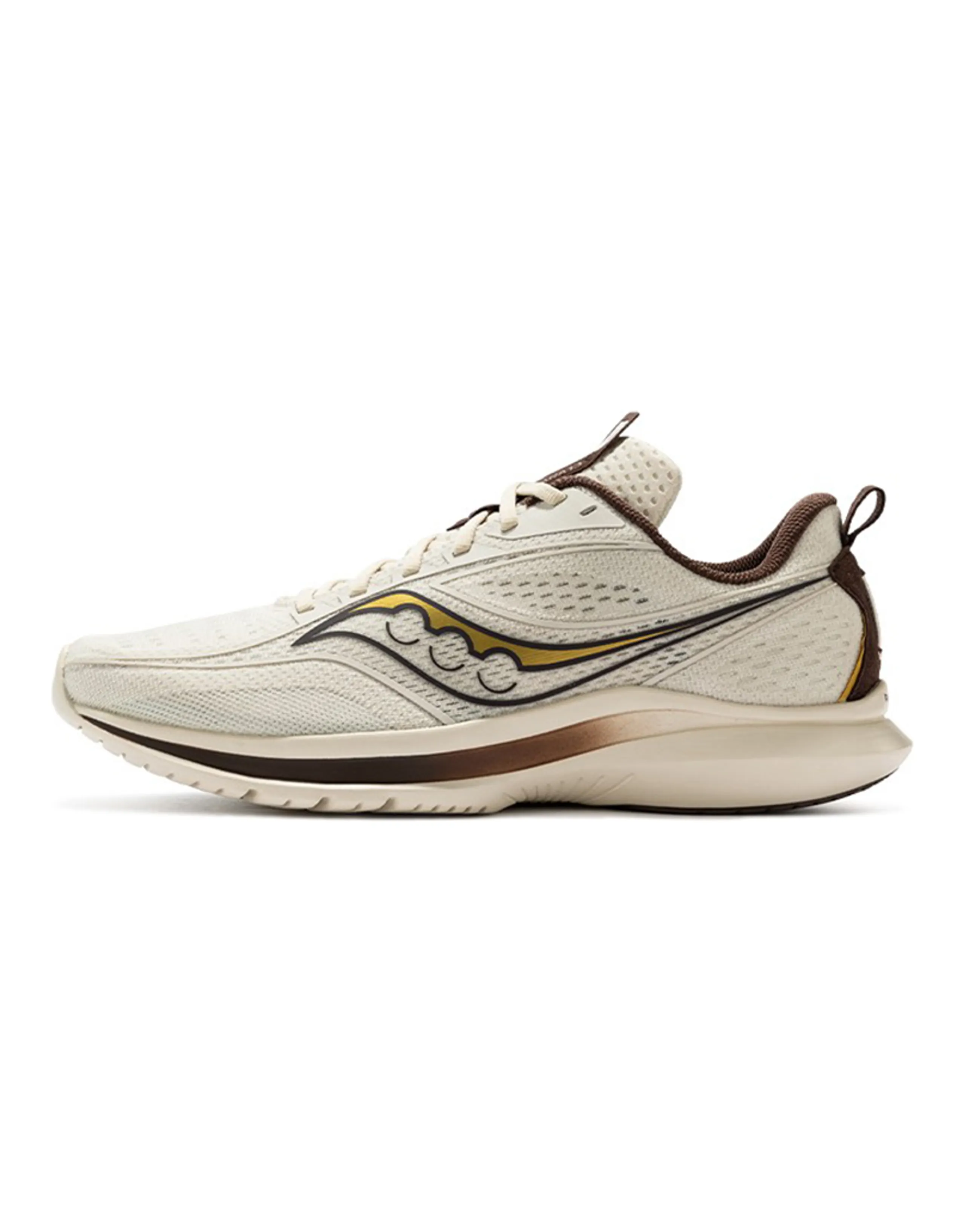 Saucony Kinvara 13 Running Shoes Unisex Low-Top Beige/Brown