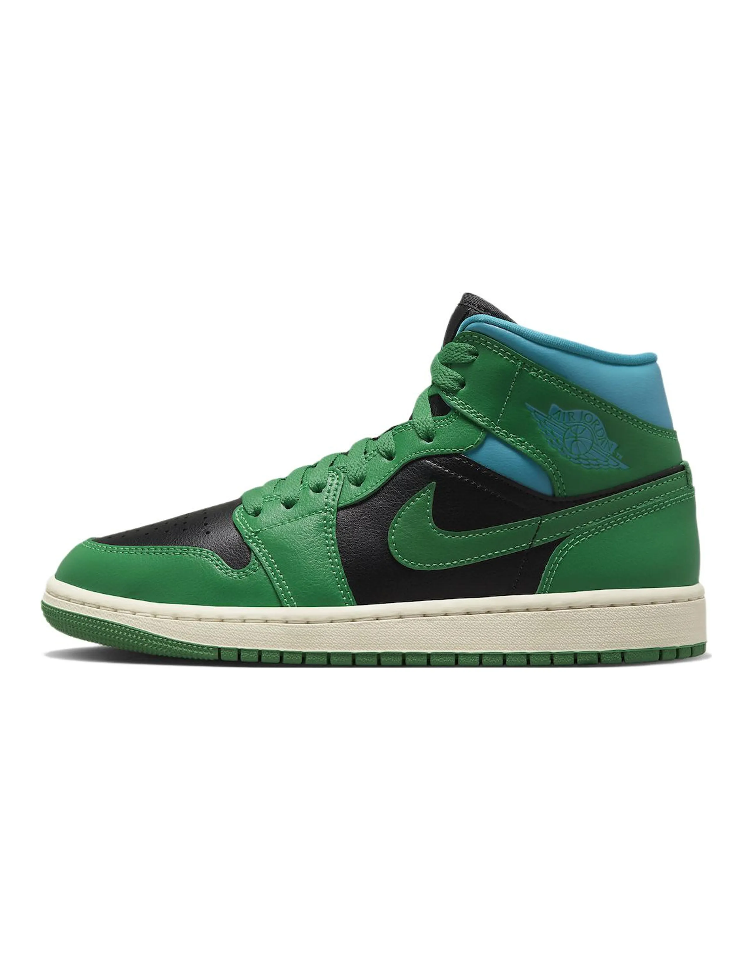 JORDAN 1 Mid Lucky Green Aquatone Women's