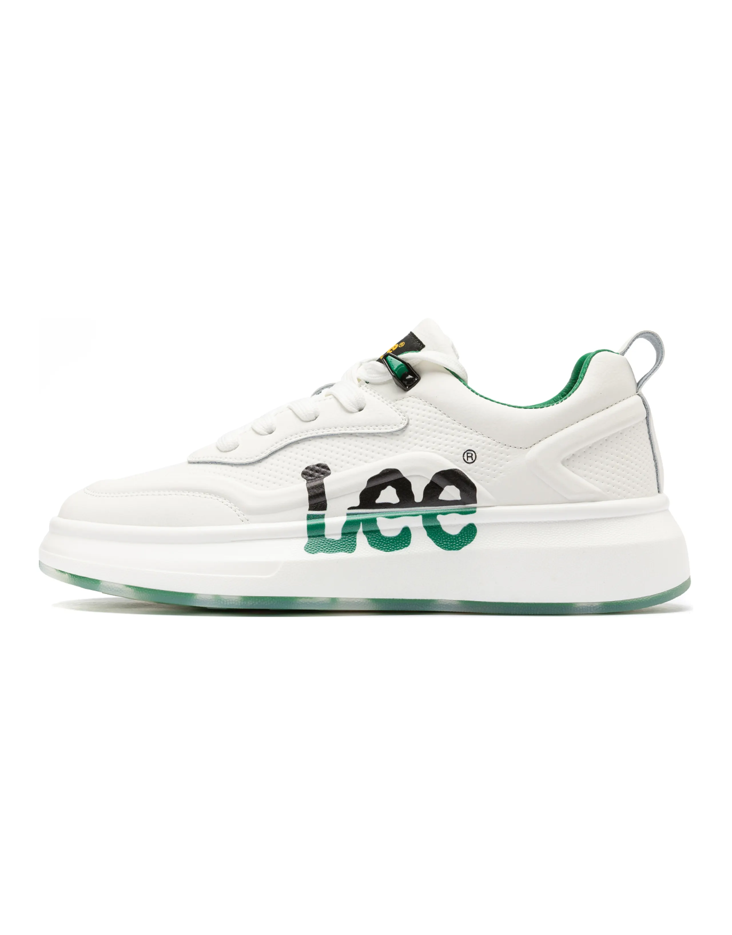 Lee Small White Shoes Cushioning Breathable Height Increasing Low-Top Skateboard Shoes Unisex