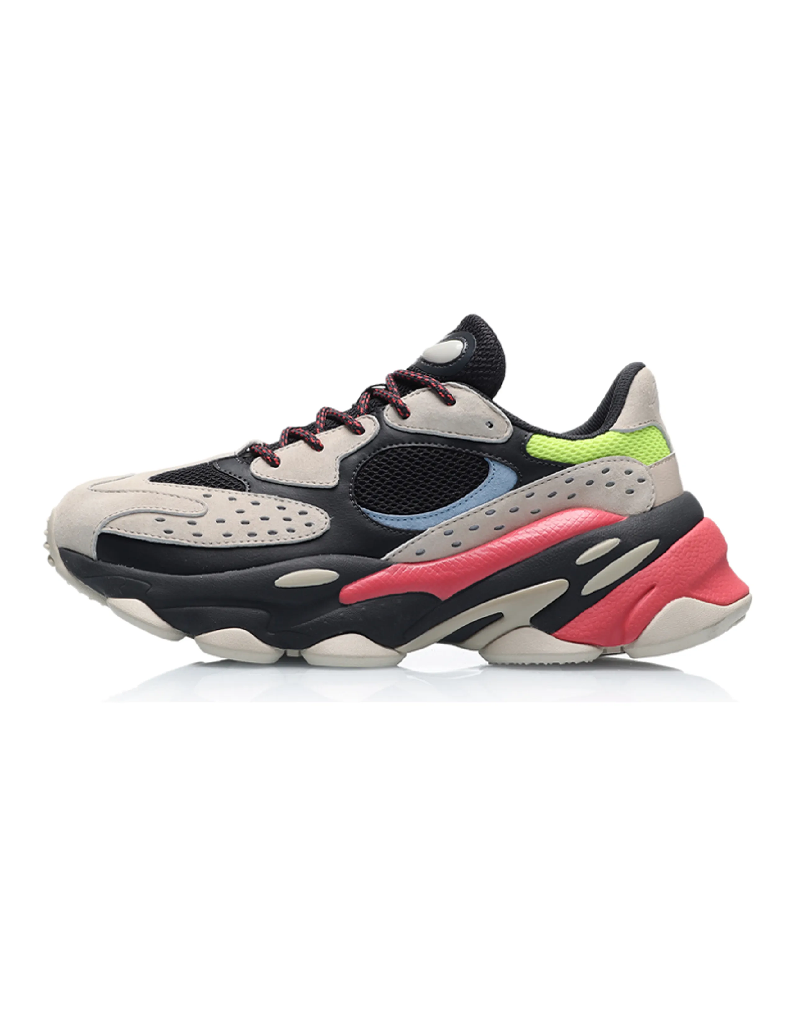 Chenpeng NYC Fashion Week X LINING CounterFlow Alien Men's Retro Dad Shoes - White/Tan/Gray