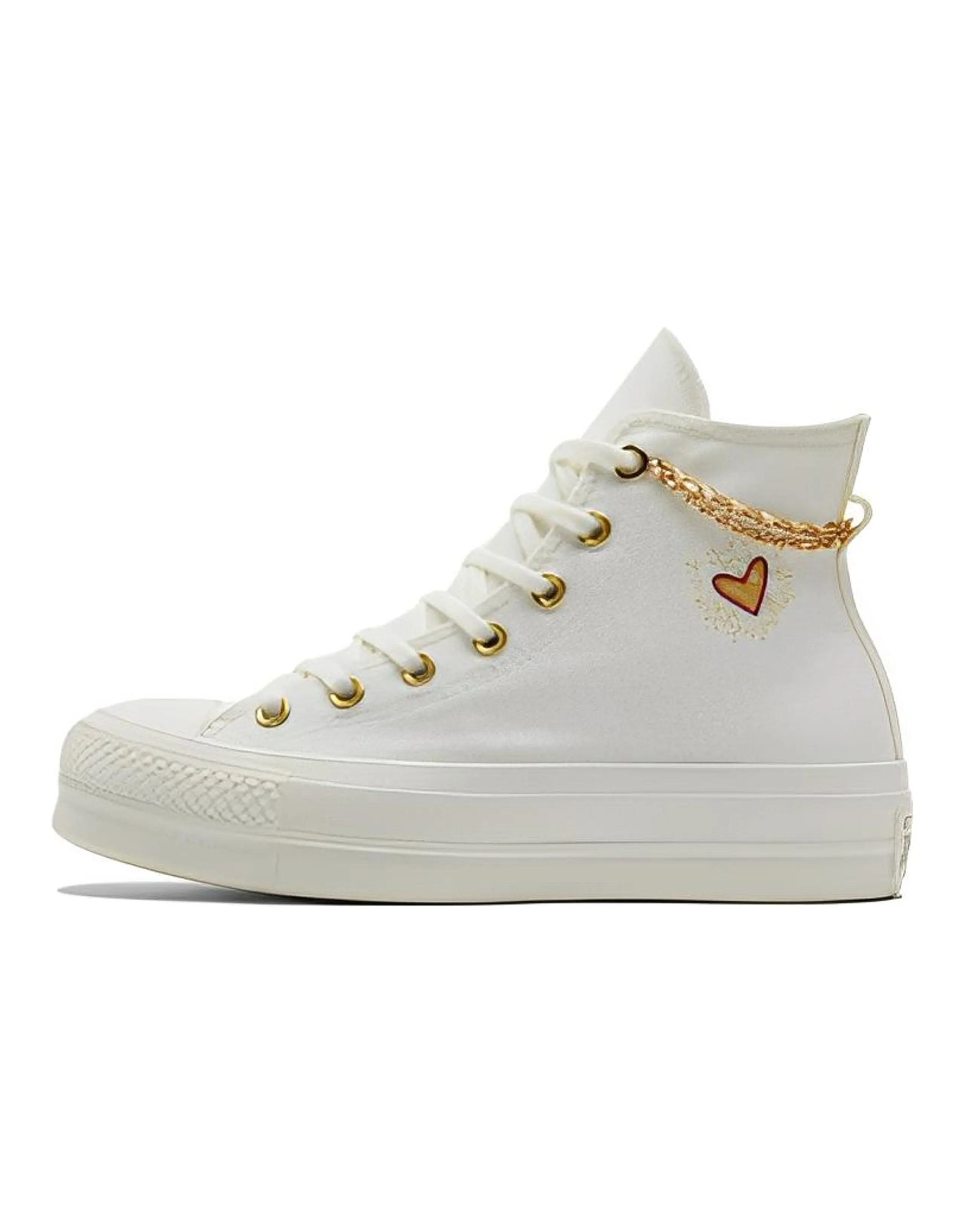 Converse Chuck Taylor All Star Platform Gold Chain Thriftshop Yellow Women's