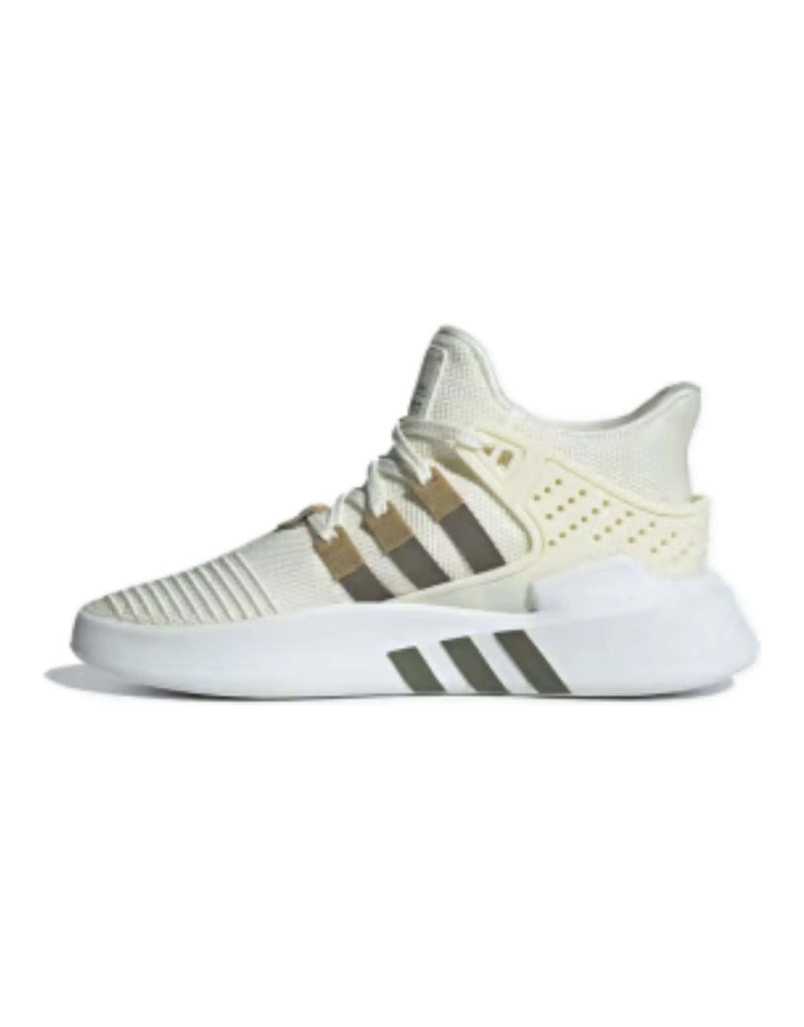 Adidas Originals Eqt Bask Adv Mid Top Casual Shoes Unisex White Green Brown