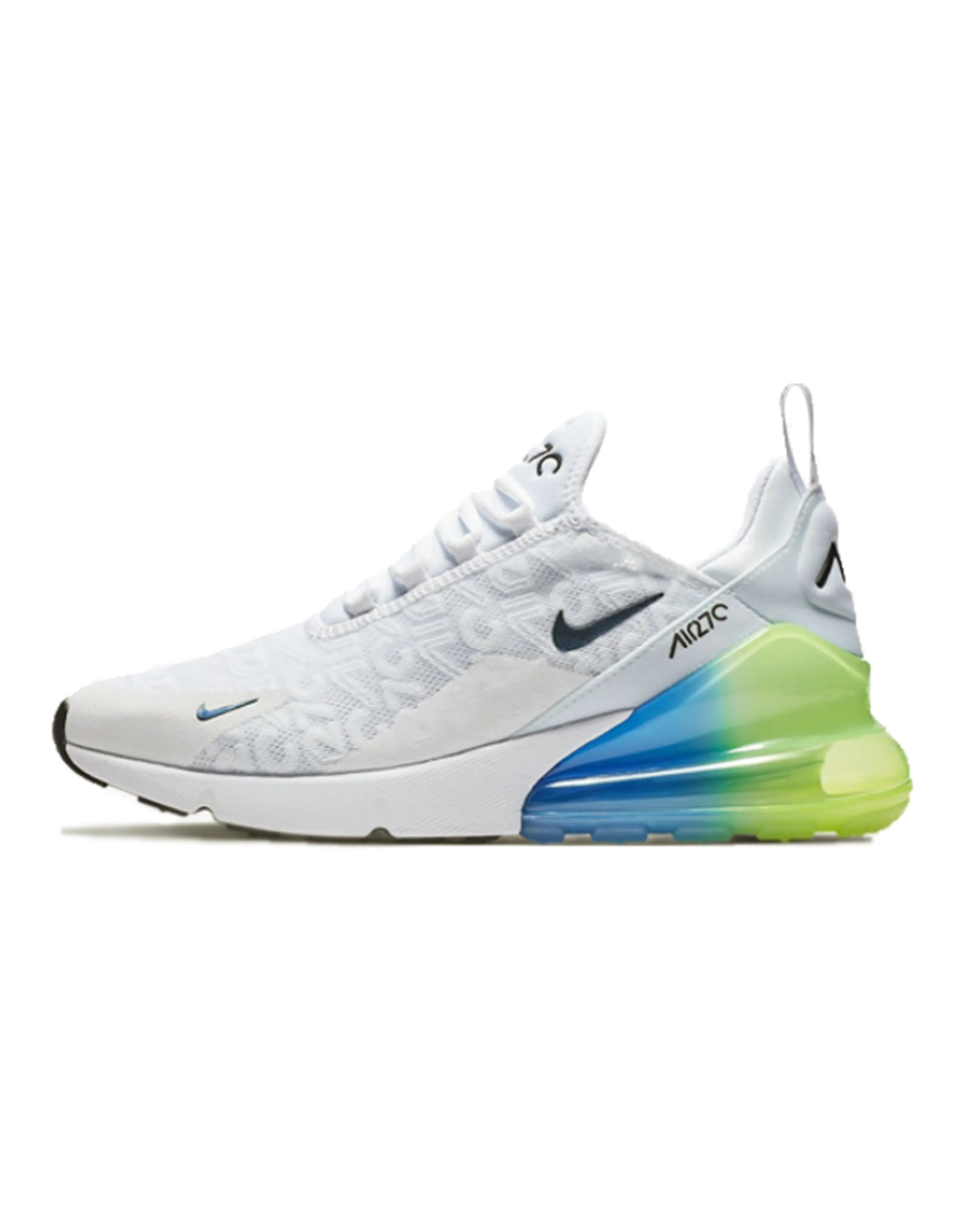Nike Air Max 270 White Lime Blast Photo Blue