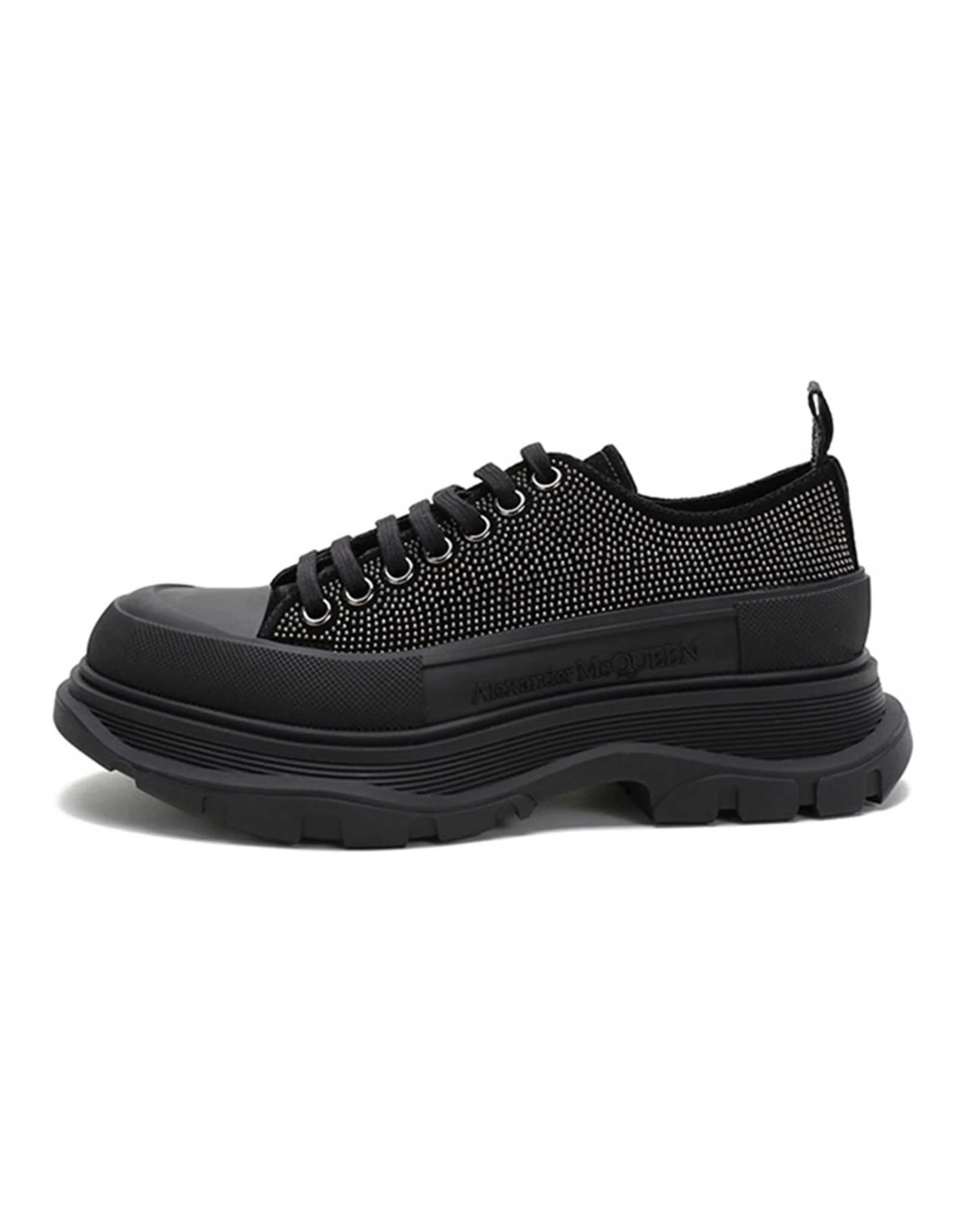 Alexander McQueen Tread Slick Ankle-Length Martin Boot Men's Black