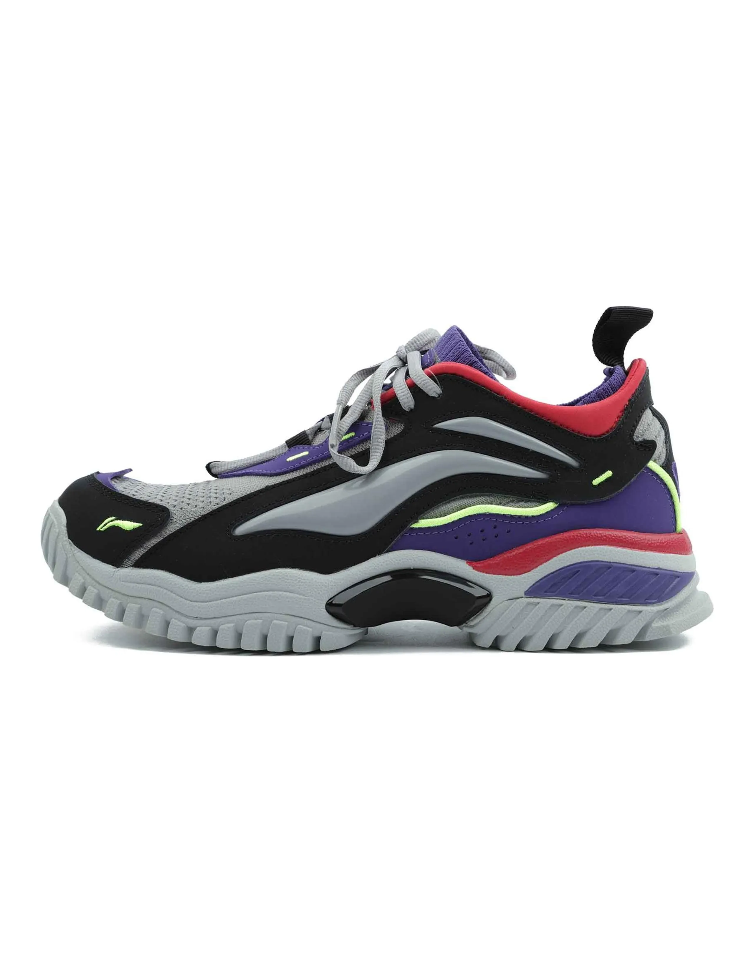 LiNing Aurora Skywalk Casual Shoes Men Low-Top Gray/Purple
