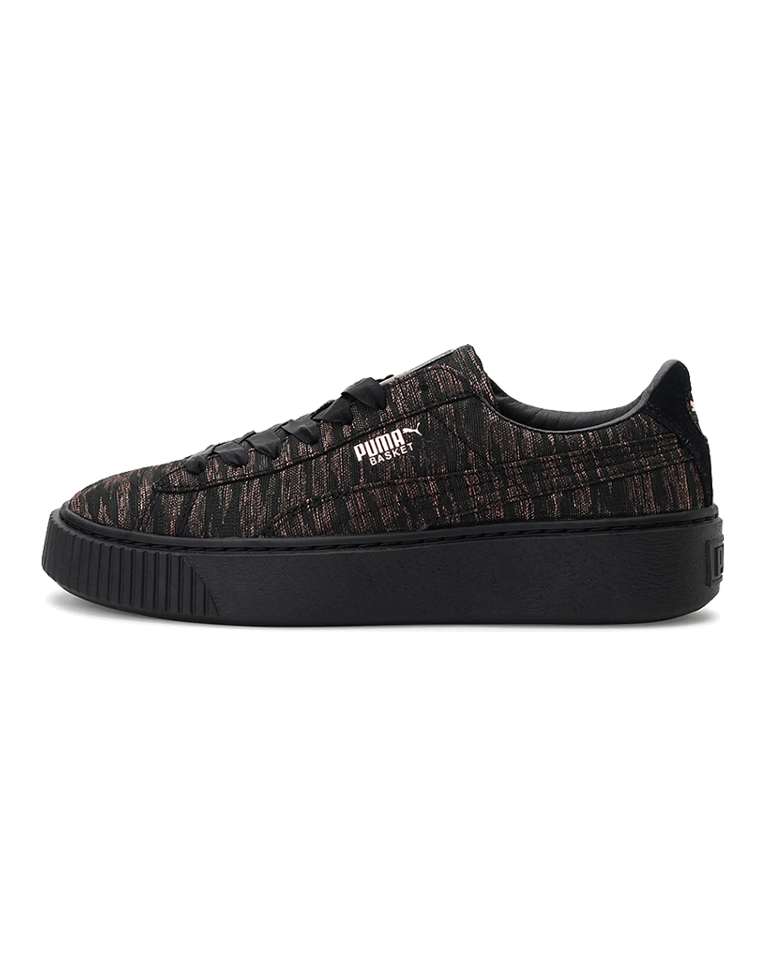 PUMA Basket Platform 'Velvet Rope Black' Women's