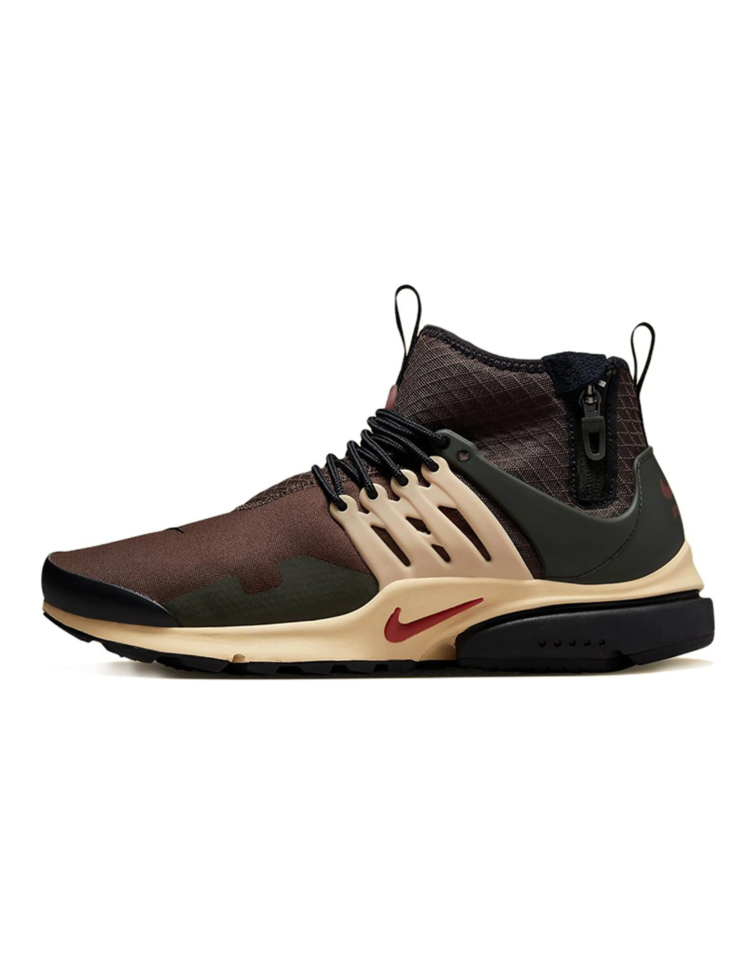 Nike Air Presto Mid Utility Baroque Brown Sesame Sequoia Canyon Rust