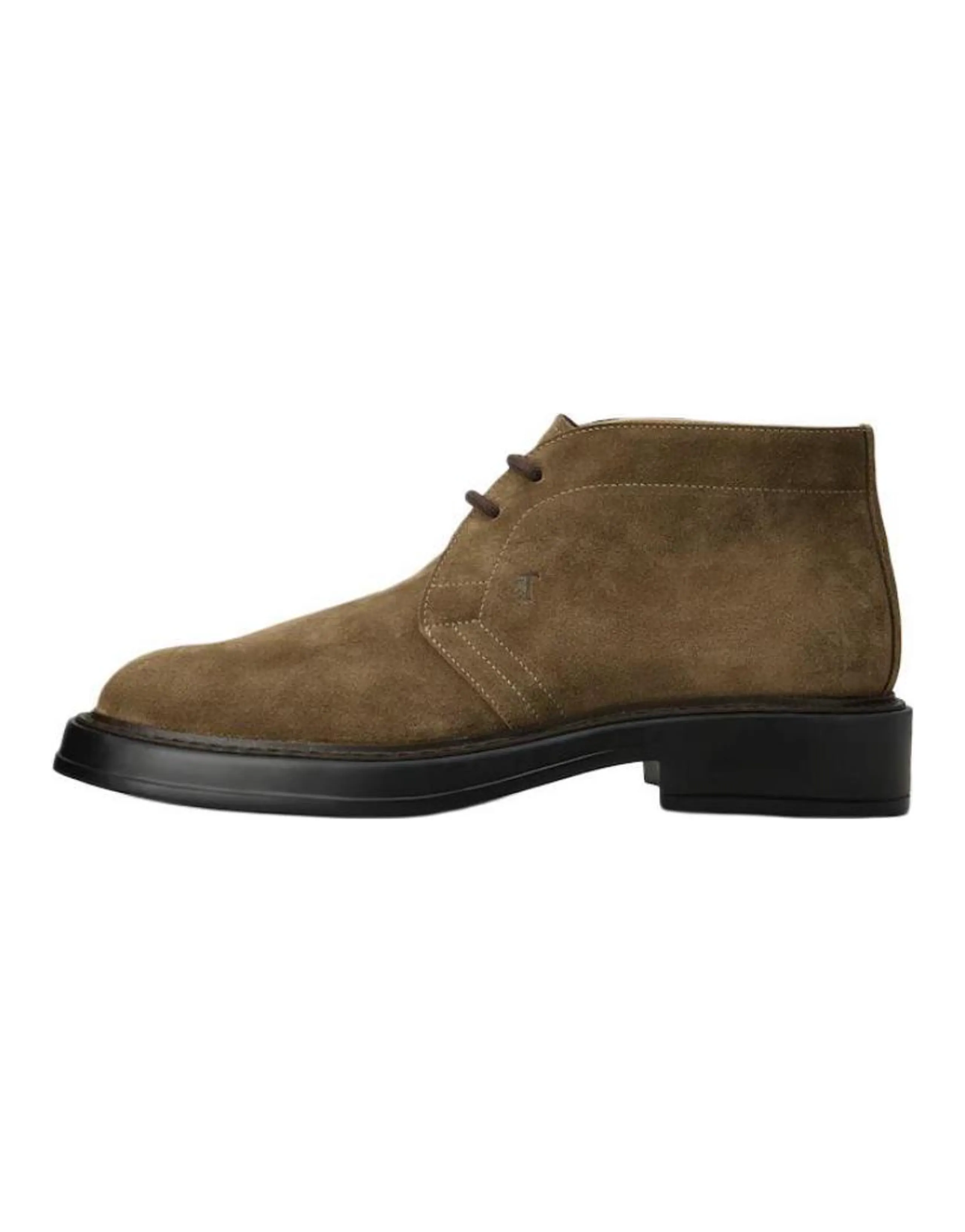 TOD'S Desert Round Toe Lace Up Boots