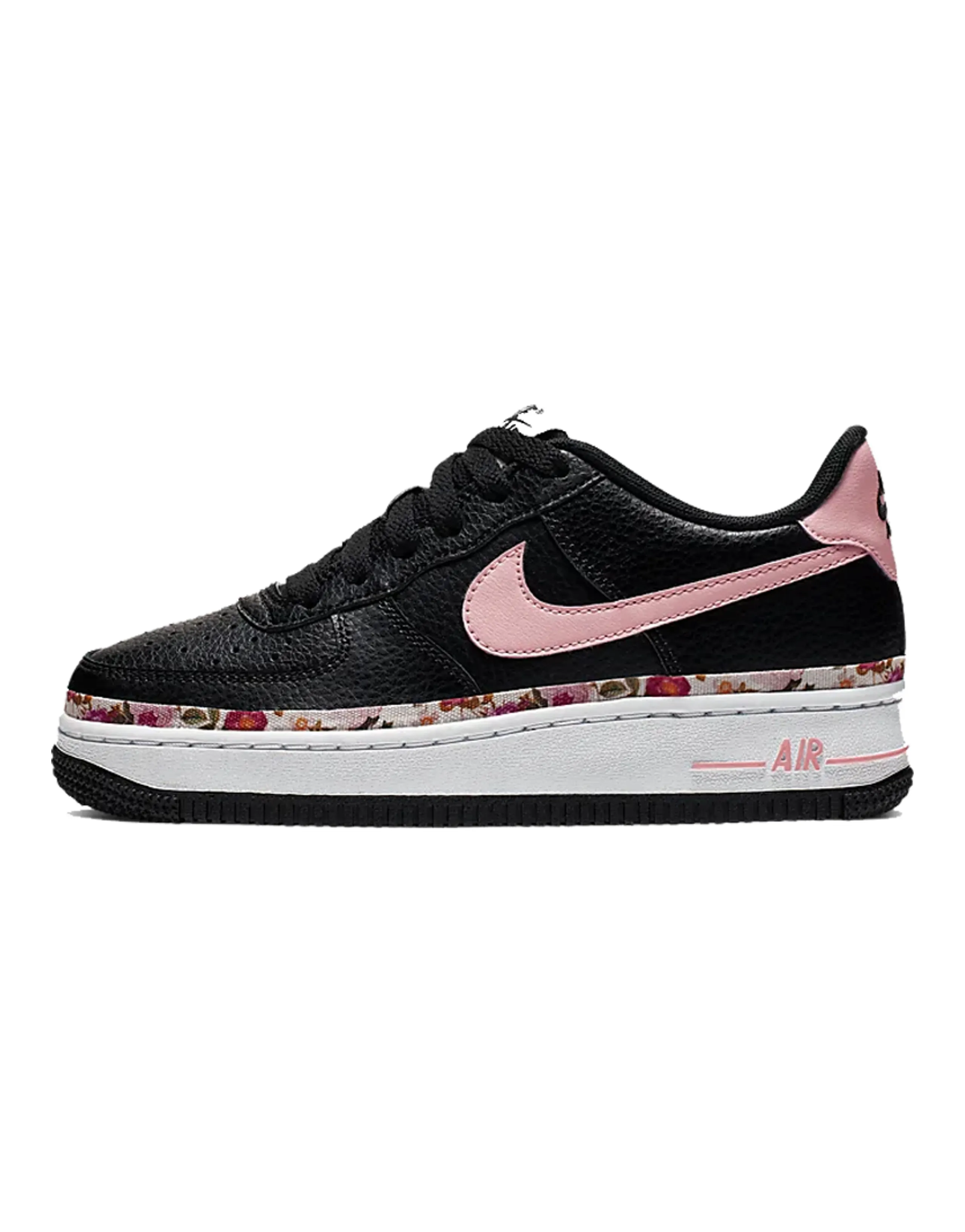 Nike Air Force 1 Low Vintage Floral Black Pink GS
