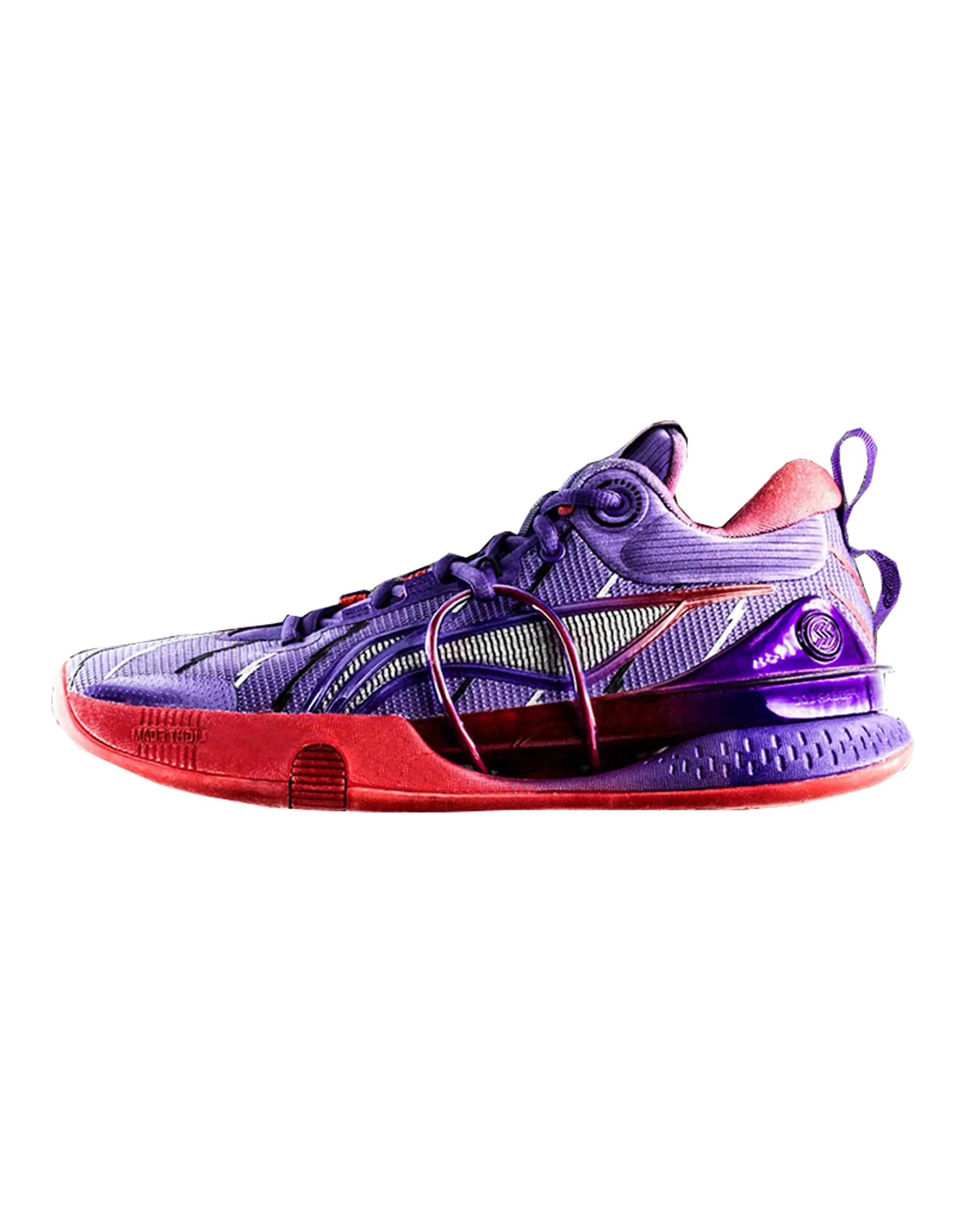 LINING Speed 8 Premium Basketball Shoes Men Low-Top Ultraviolet/Black