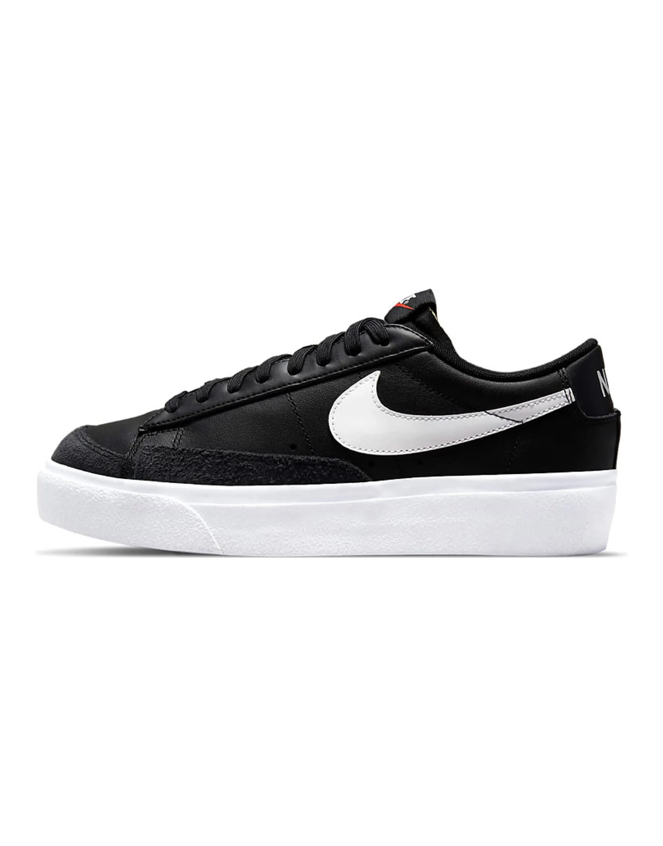 Nike Blazer Low Platform Black White Women's