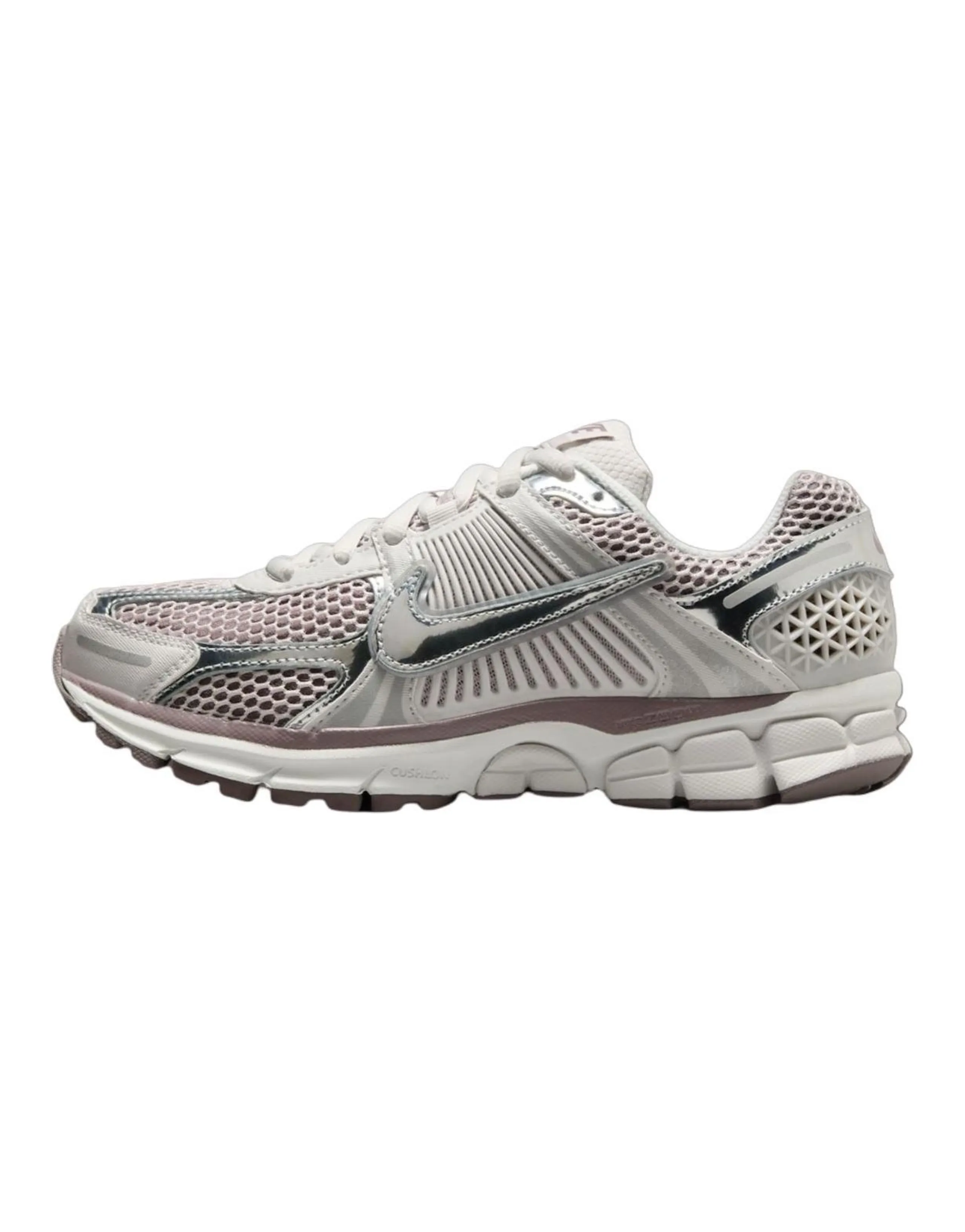 Nike Air Zoom Vomero 5 Anti-Slip Wear-Resistant Low-Top Running Shoes Women's White Silver