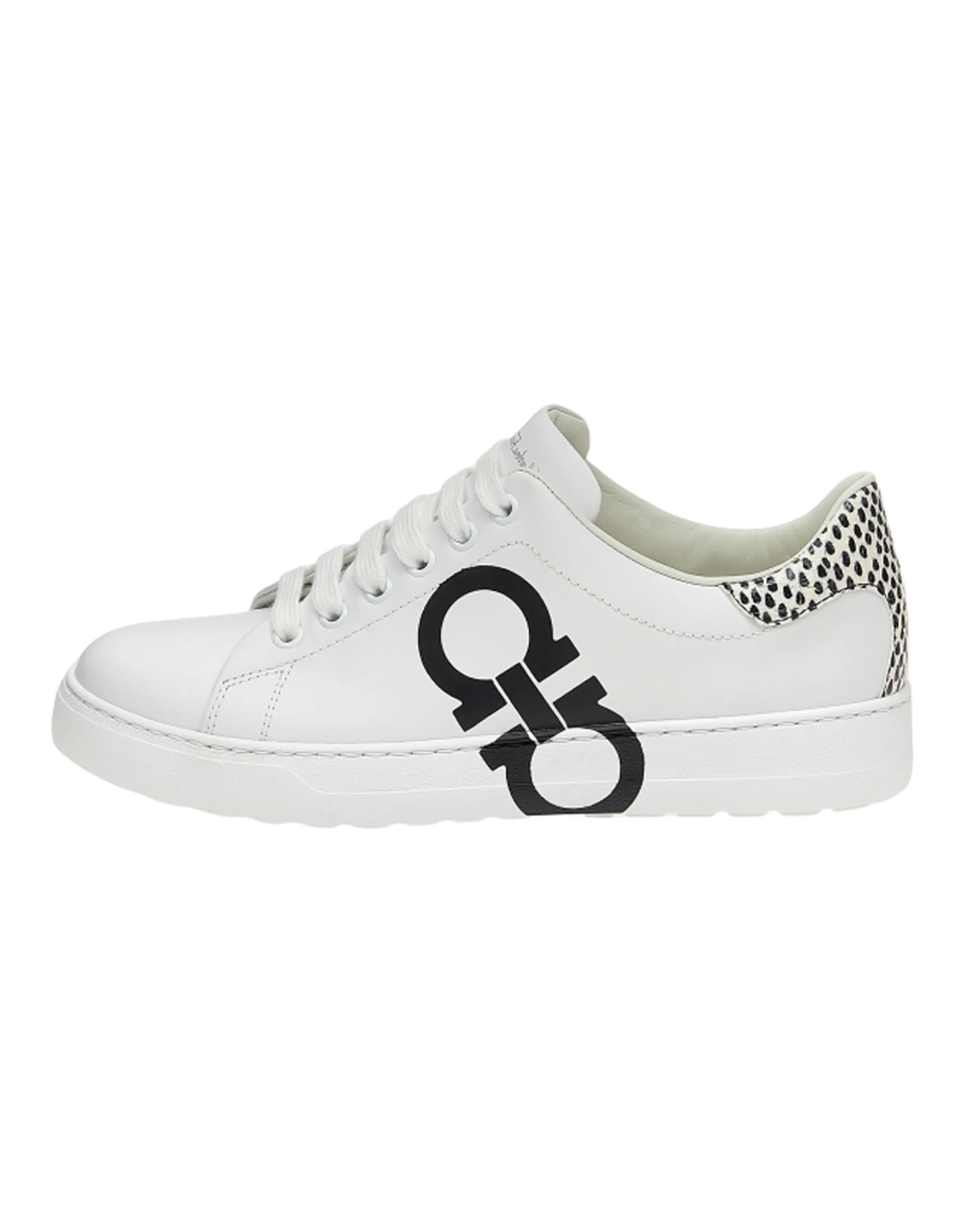 FERRAGAMO Gancini-print Lace-up Sneakers