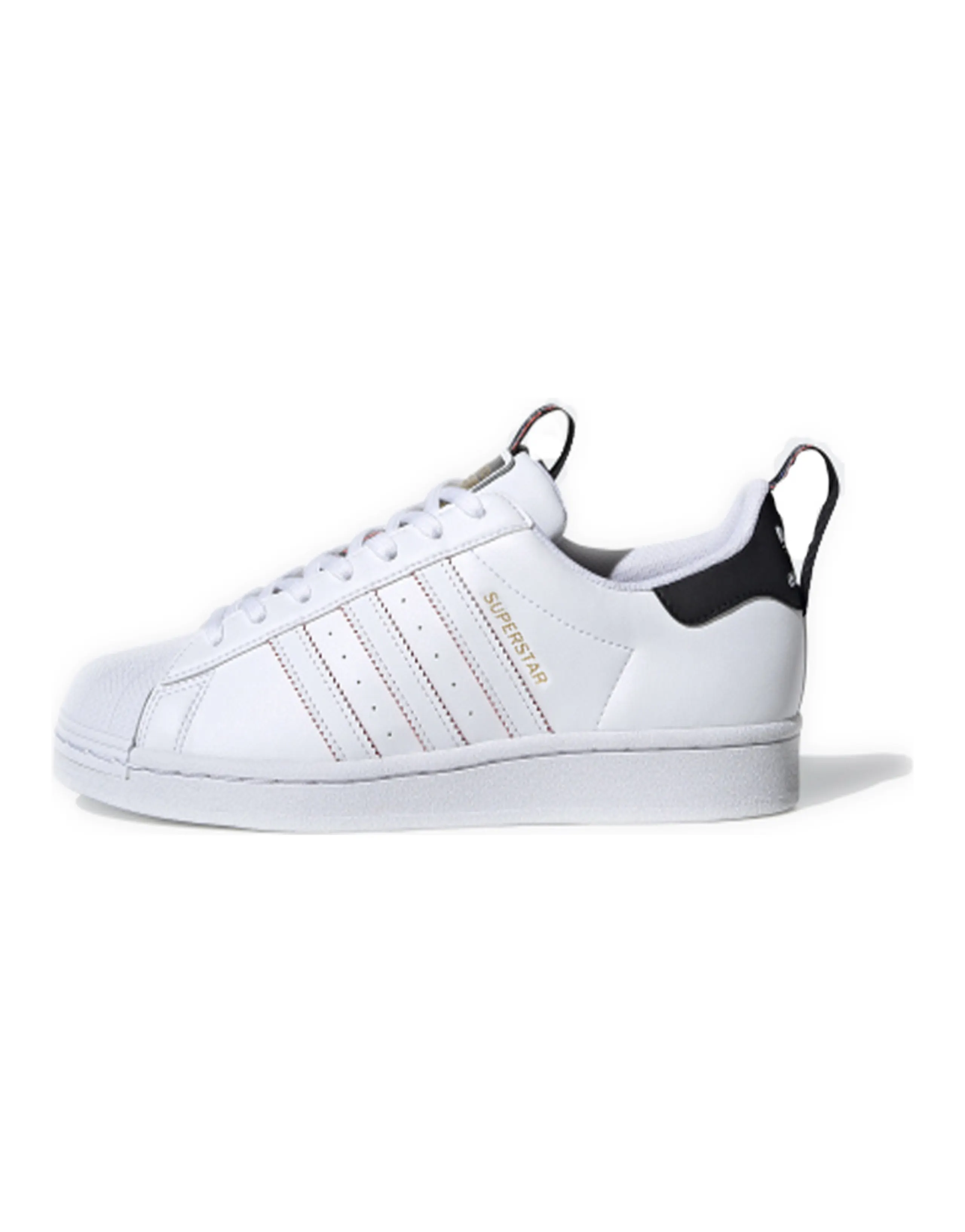 Adidas Superstar 'White Black Heel'