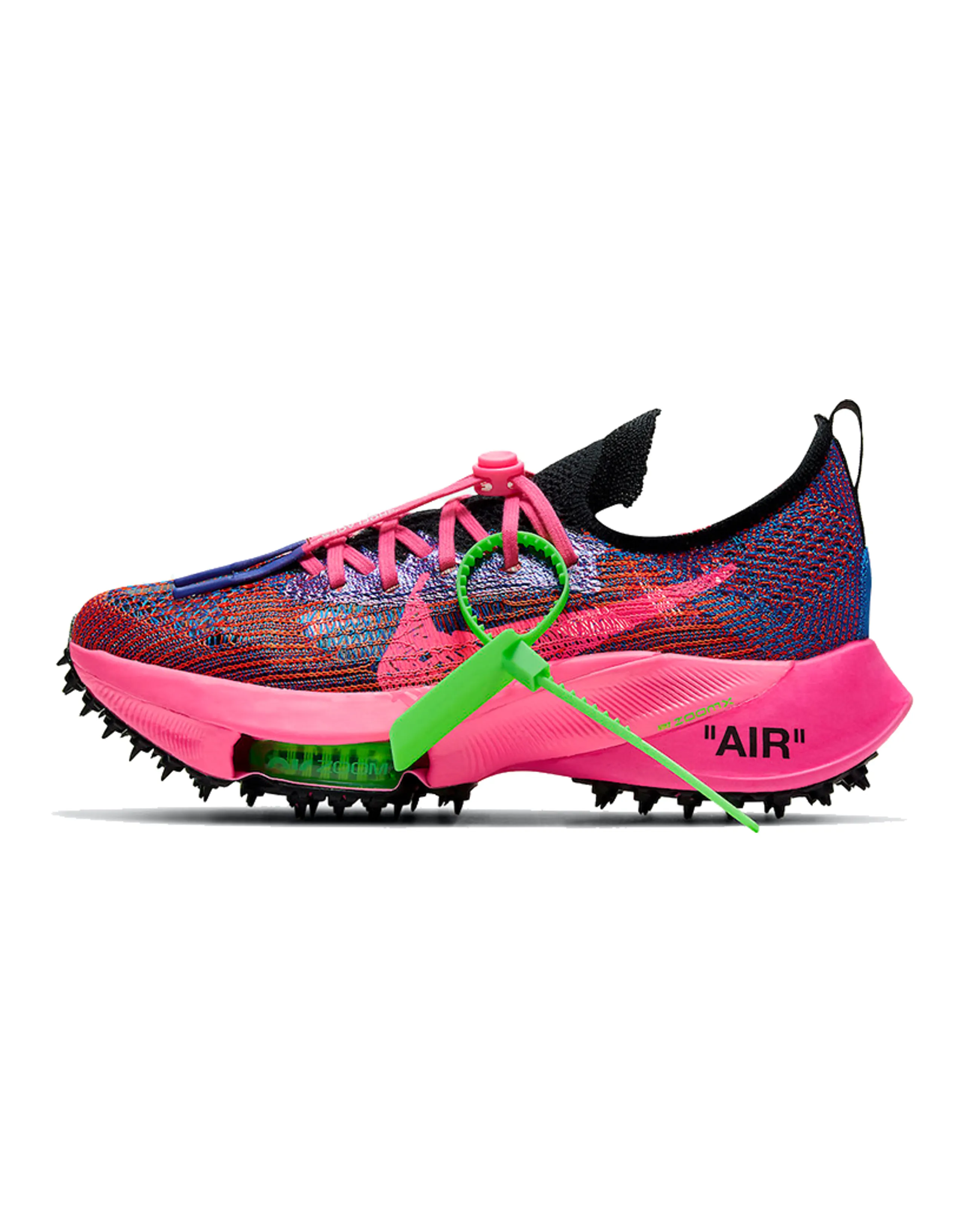 Nike Air Zoom Tempo Next% Flyknit Off White Racer Blue Pink Glow