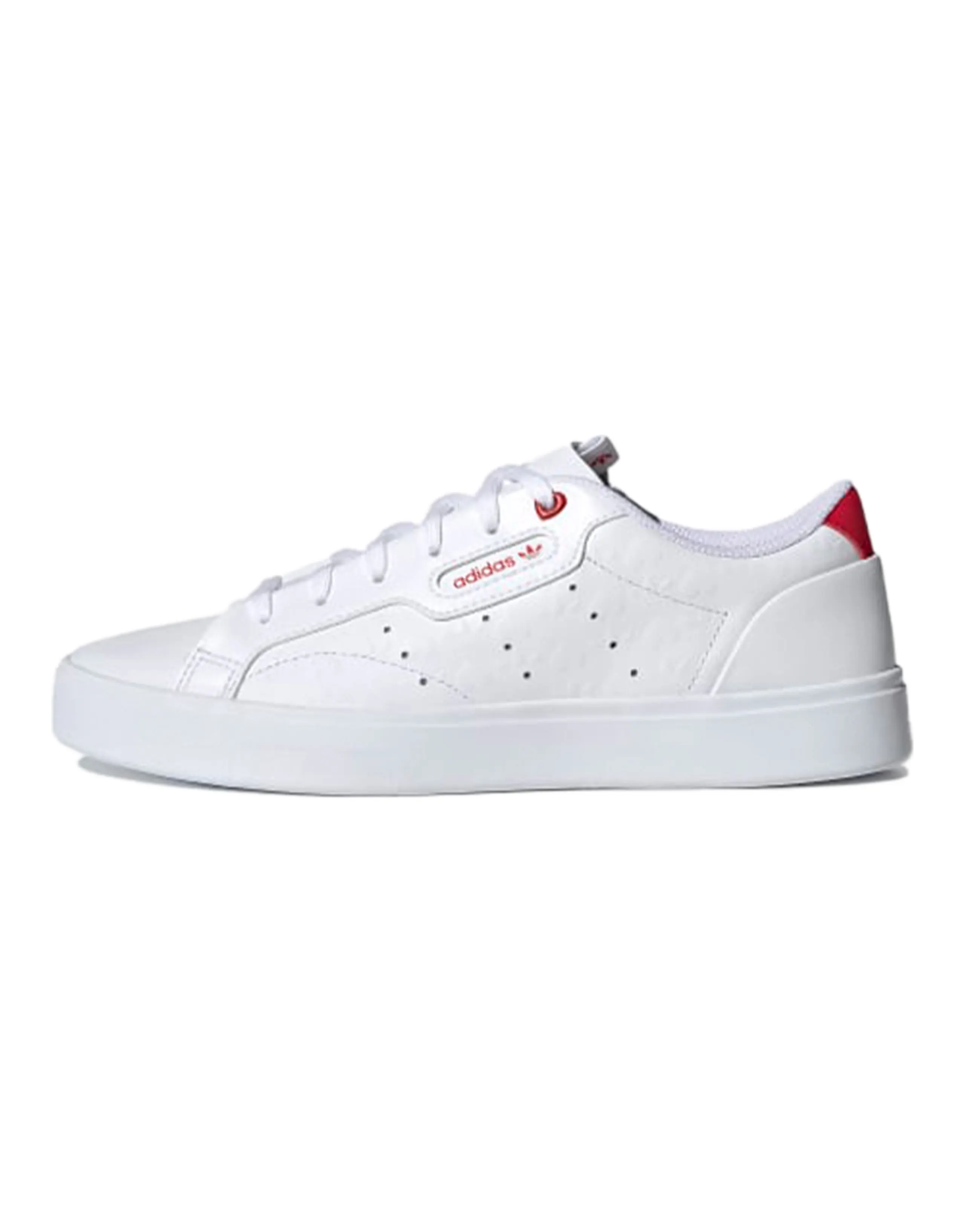 Adidas Originals Sleek 'Heart Embossed White Scarlet' Women's