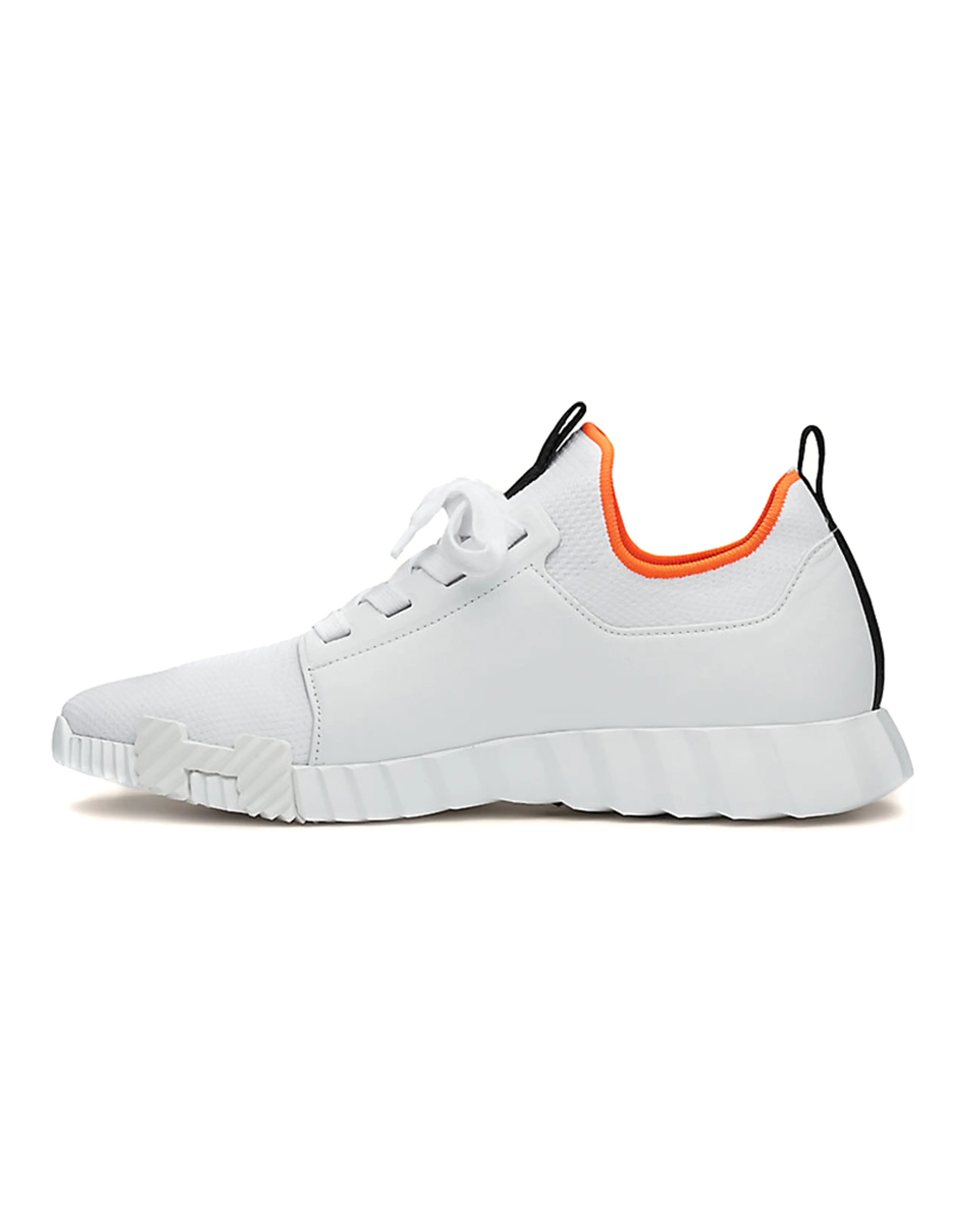 HERMES Cushioning, Breathable, Lightweight Low Top Casual Shoes Men's White