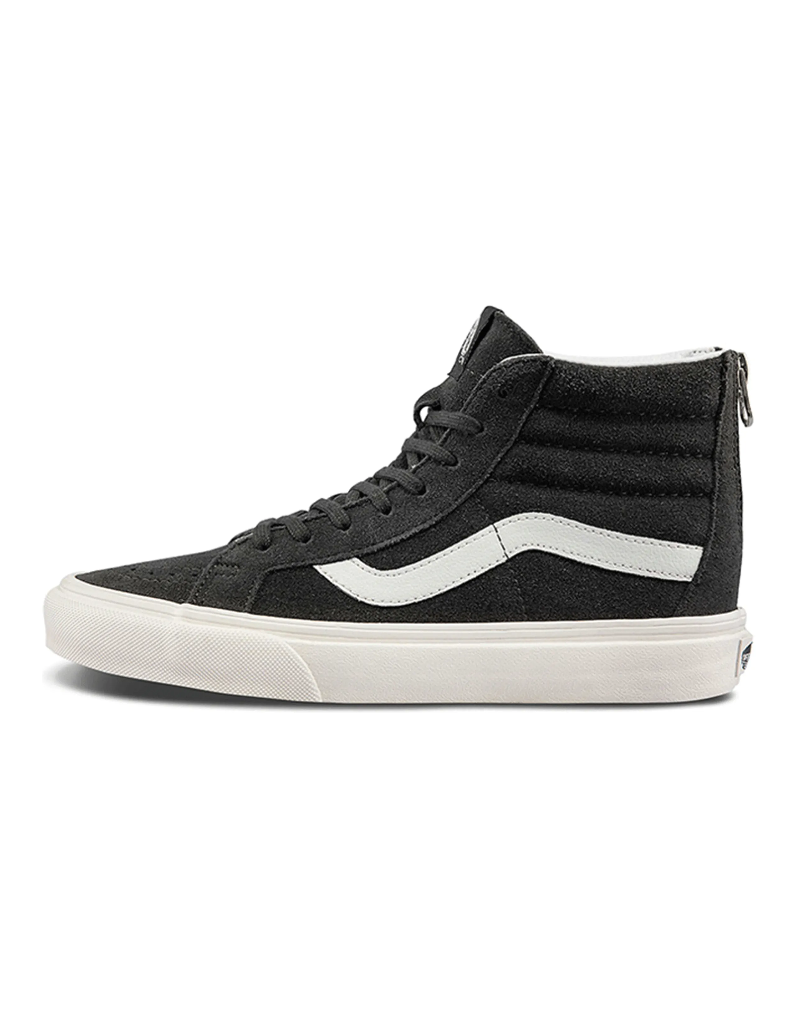Vans Unisex SK8 High Top Sneakers Grey Charcoal Grey