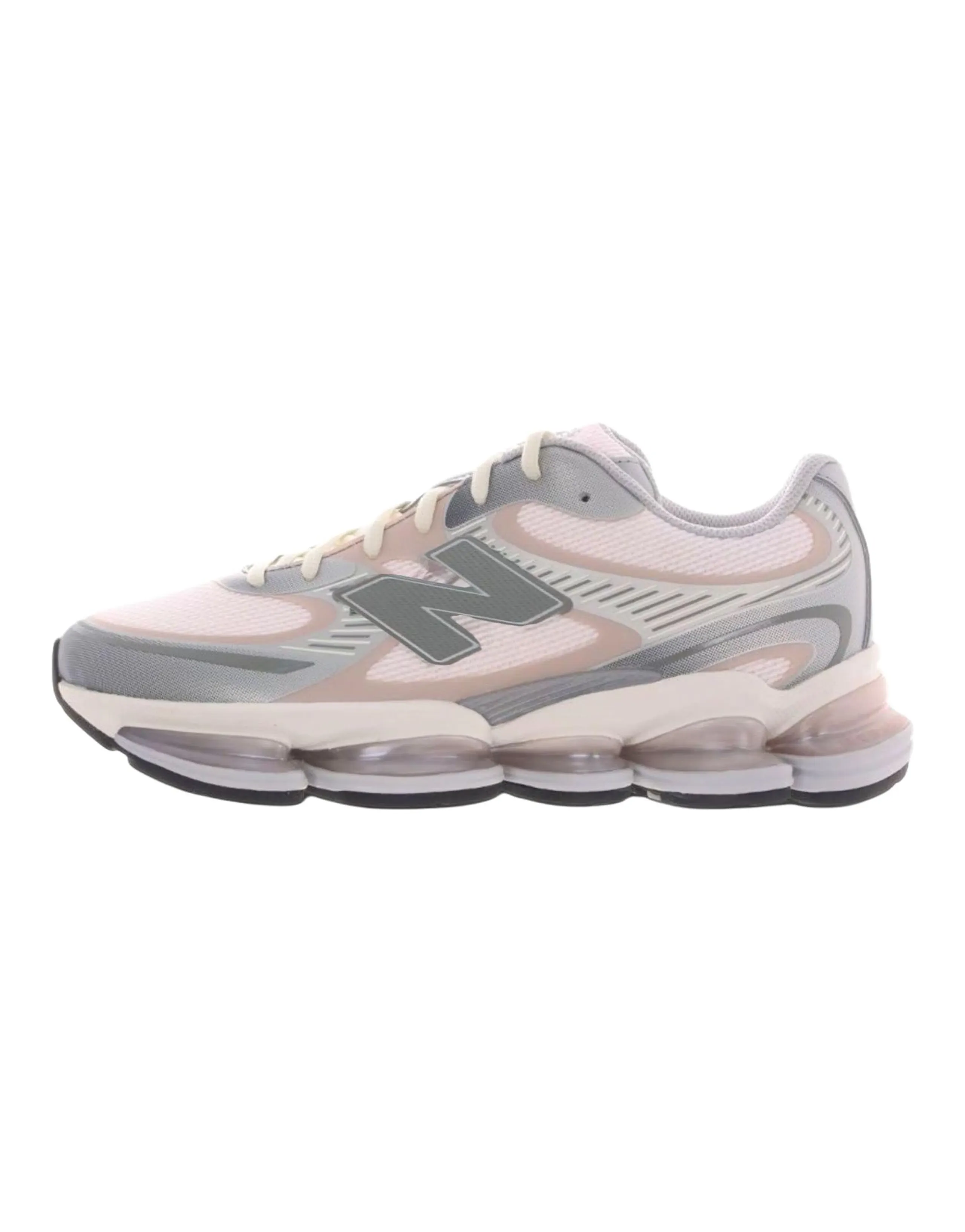 New Balance ABZORB 2000 Comfort Versatile Low-Top Casual Running Shoes Unisex Grey Pink