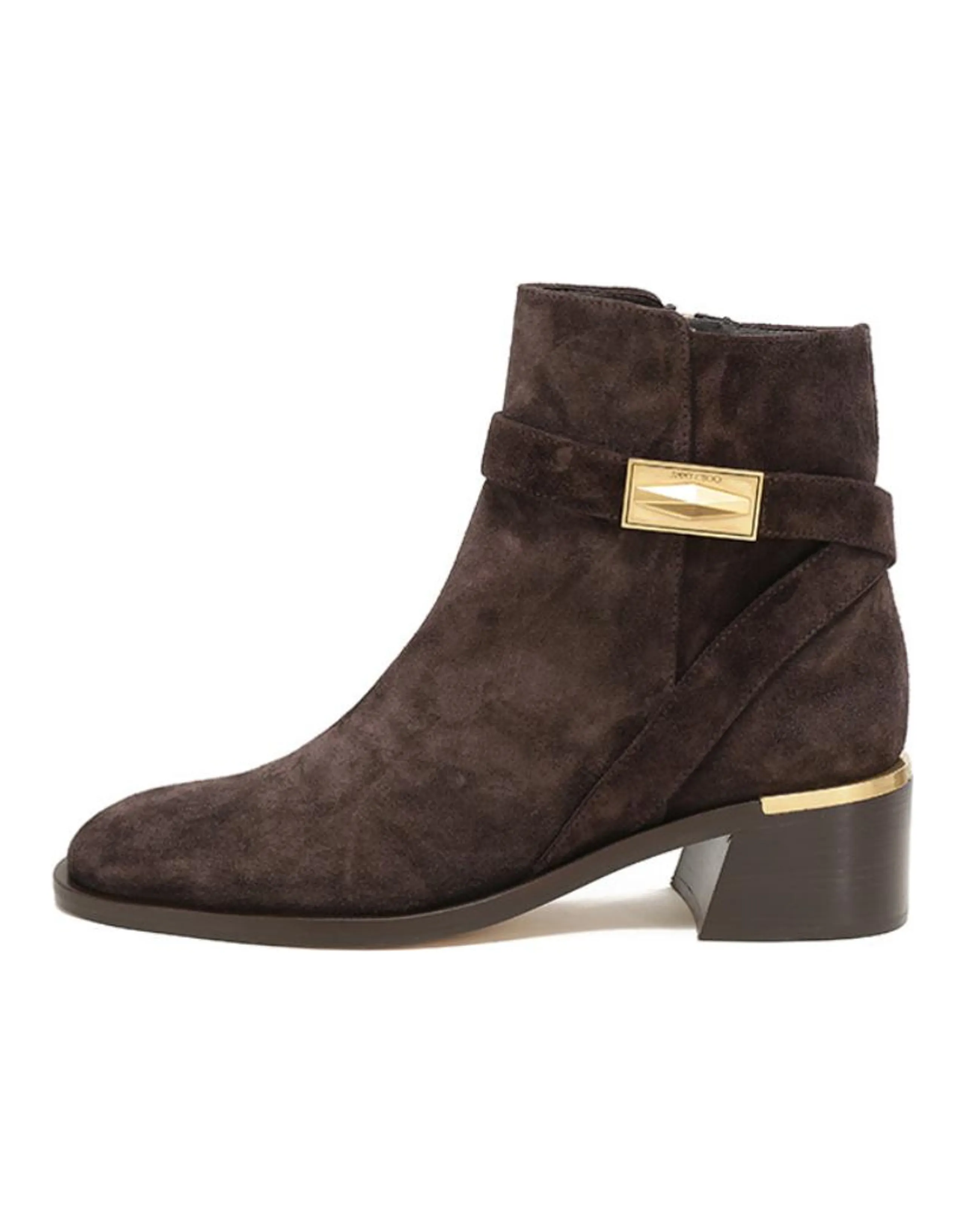Jimmy Choo Ankle Boots Women's Dark Coffee
