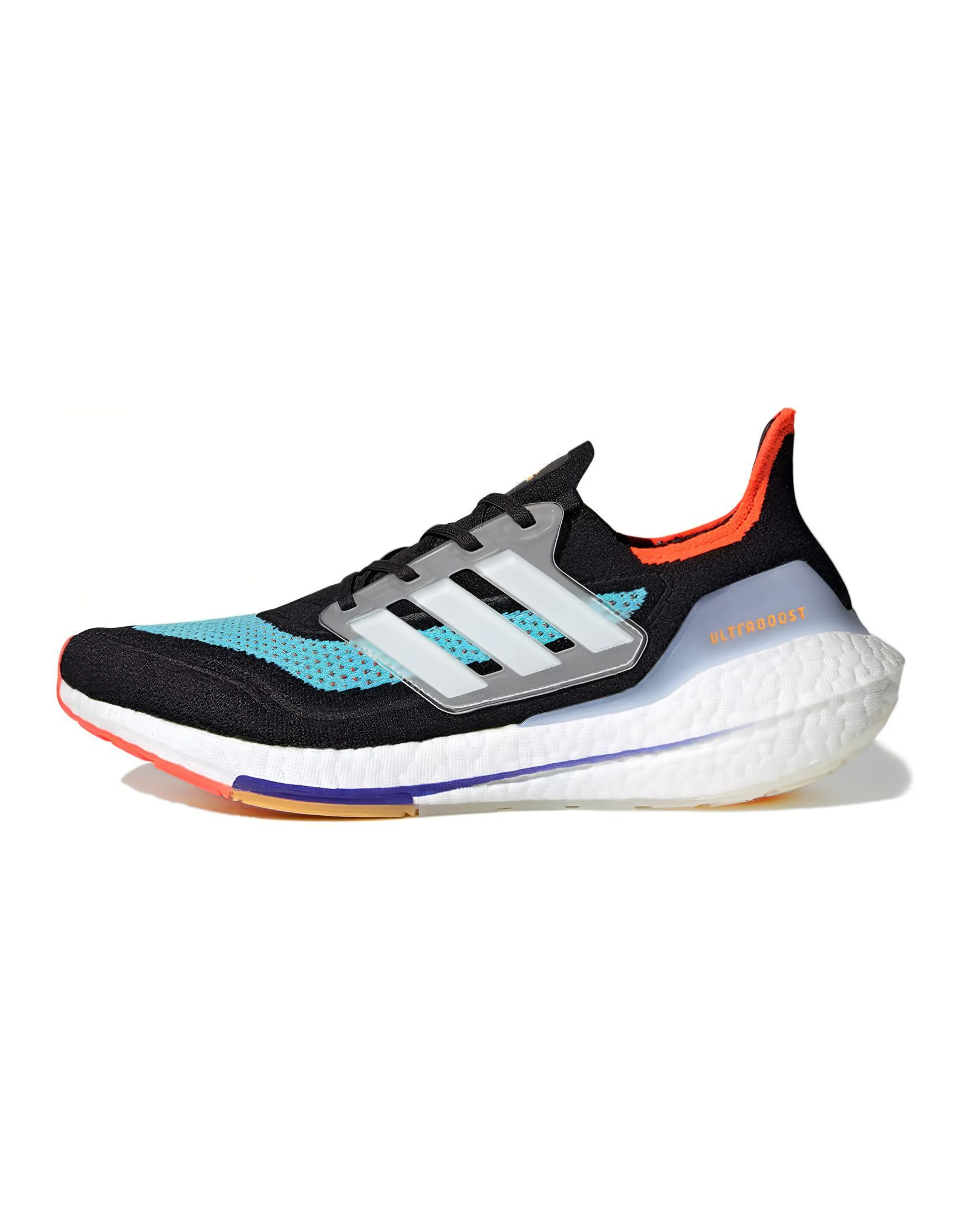 Adidas Ultra Boost 21 Black Pulse Aqua