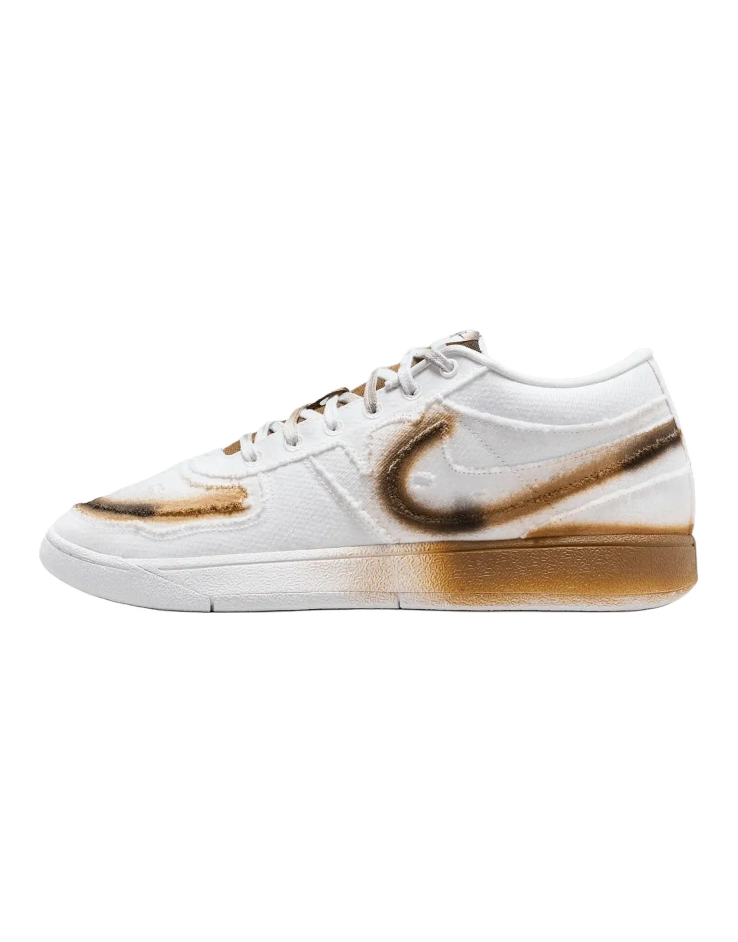 Nike Book 1 "Torched" EP Comfortable Soft Responsive Traction Basketball Shoes Men's White Brown Domestic Version