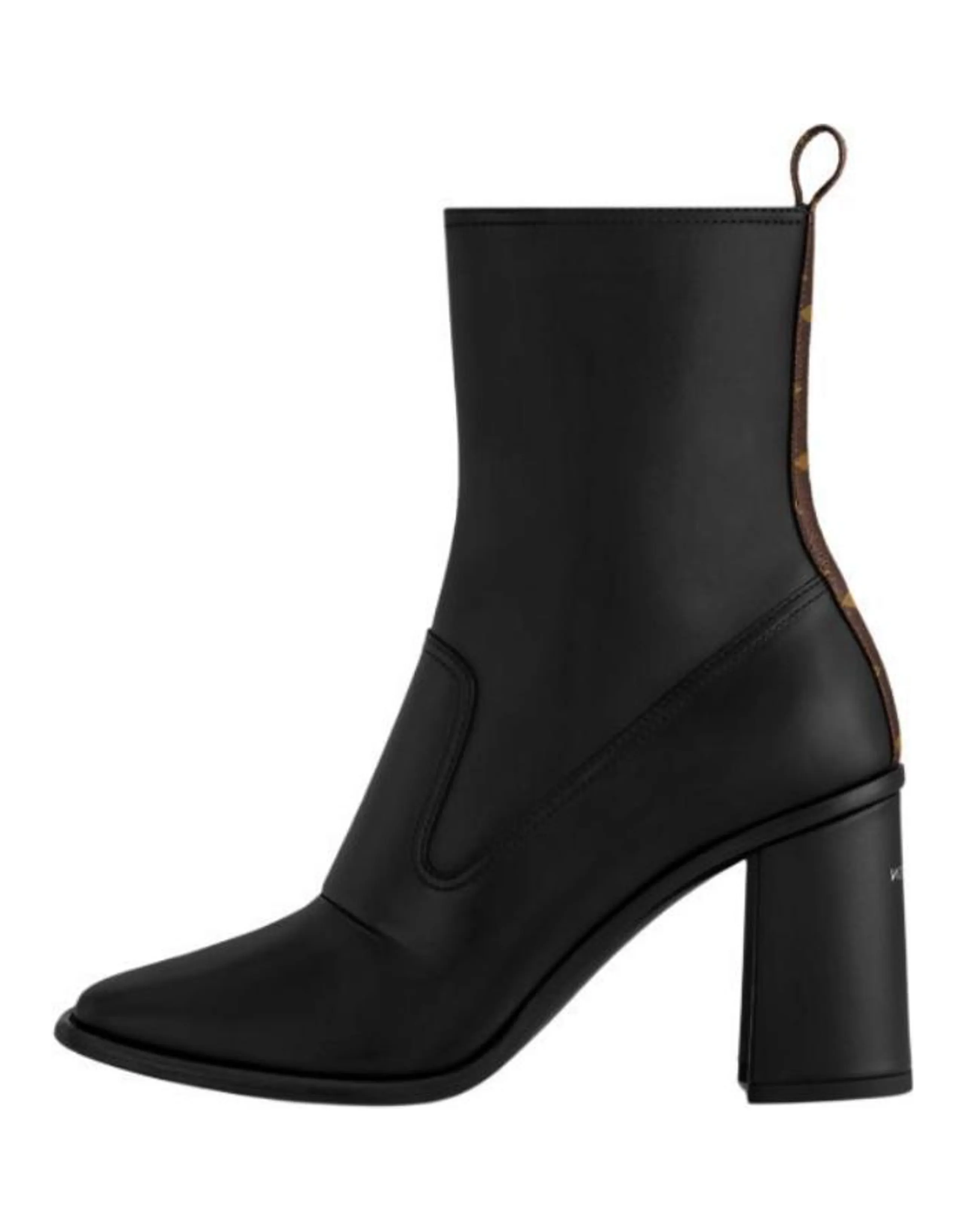LOUIS VUITTON BERLIN Ankle Boots 8.5cm Women's Black