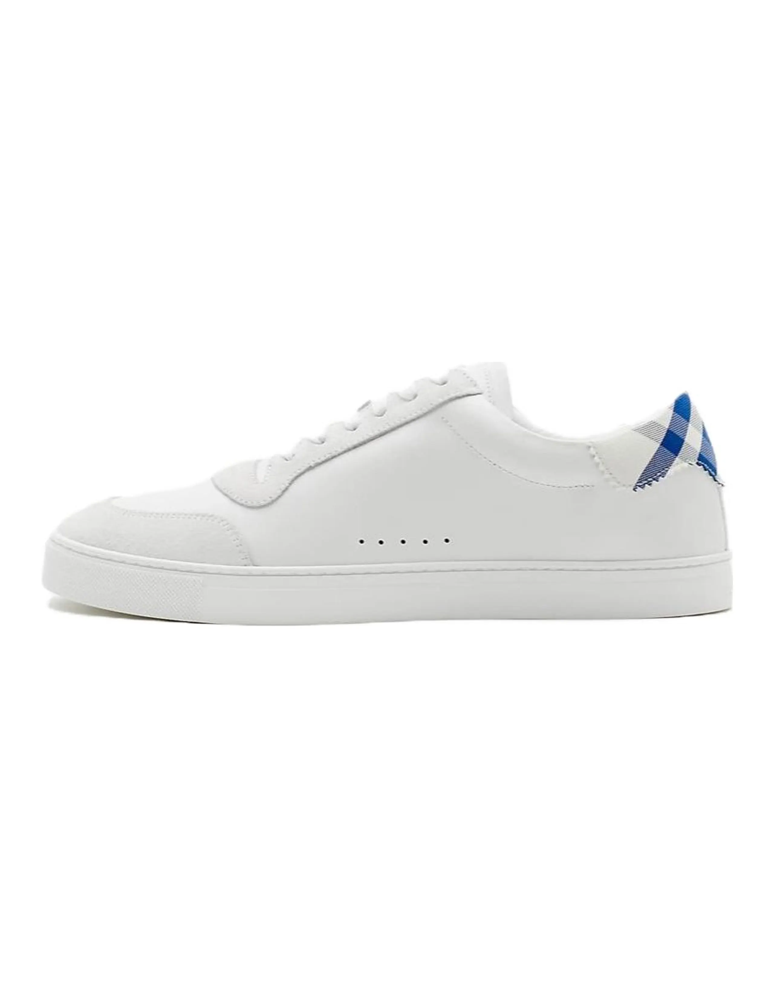 Burberry Checkered Leather Sneakers