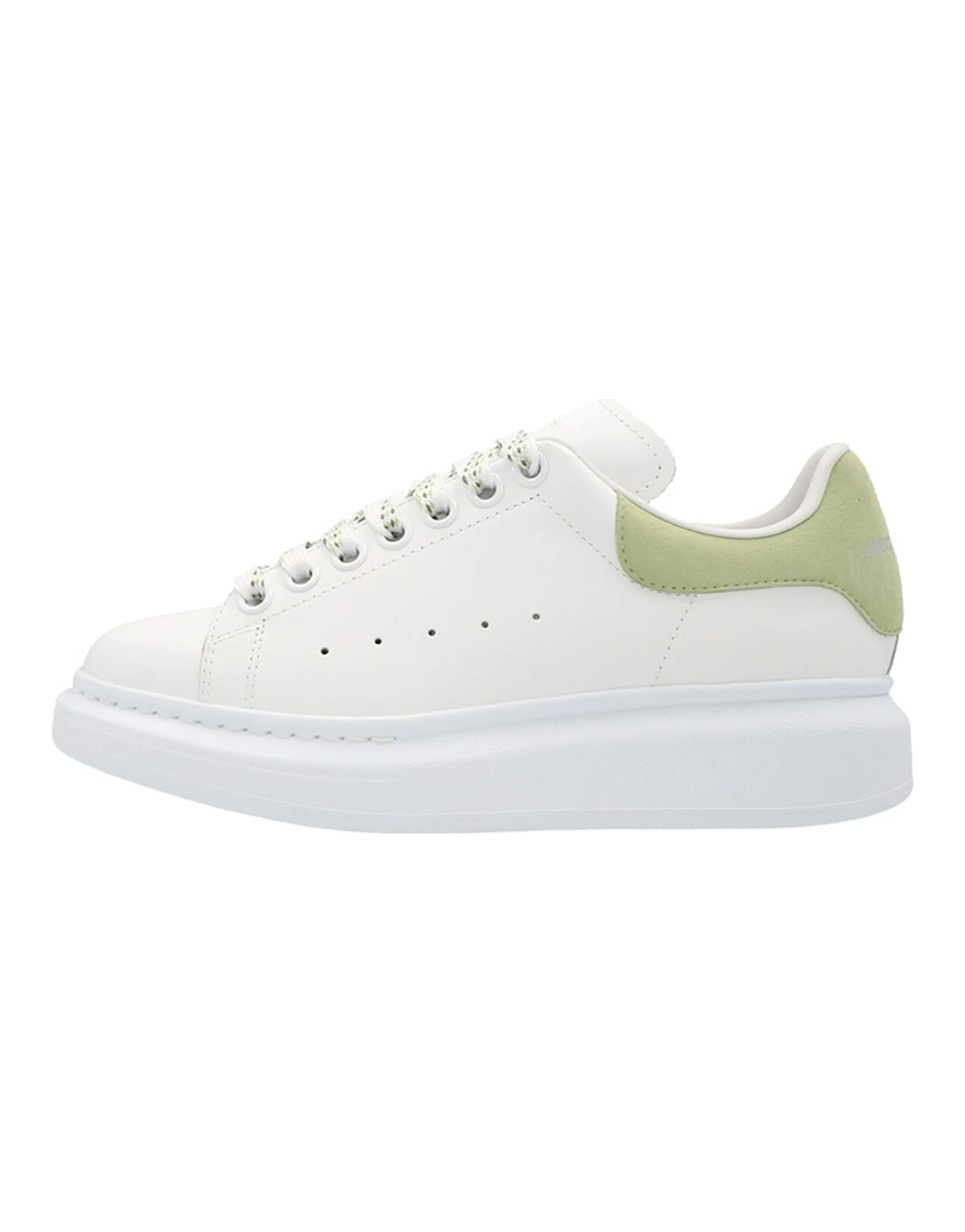 Alexander McQueen Oversize Sole Shoes 'White Lime Green' Women's