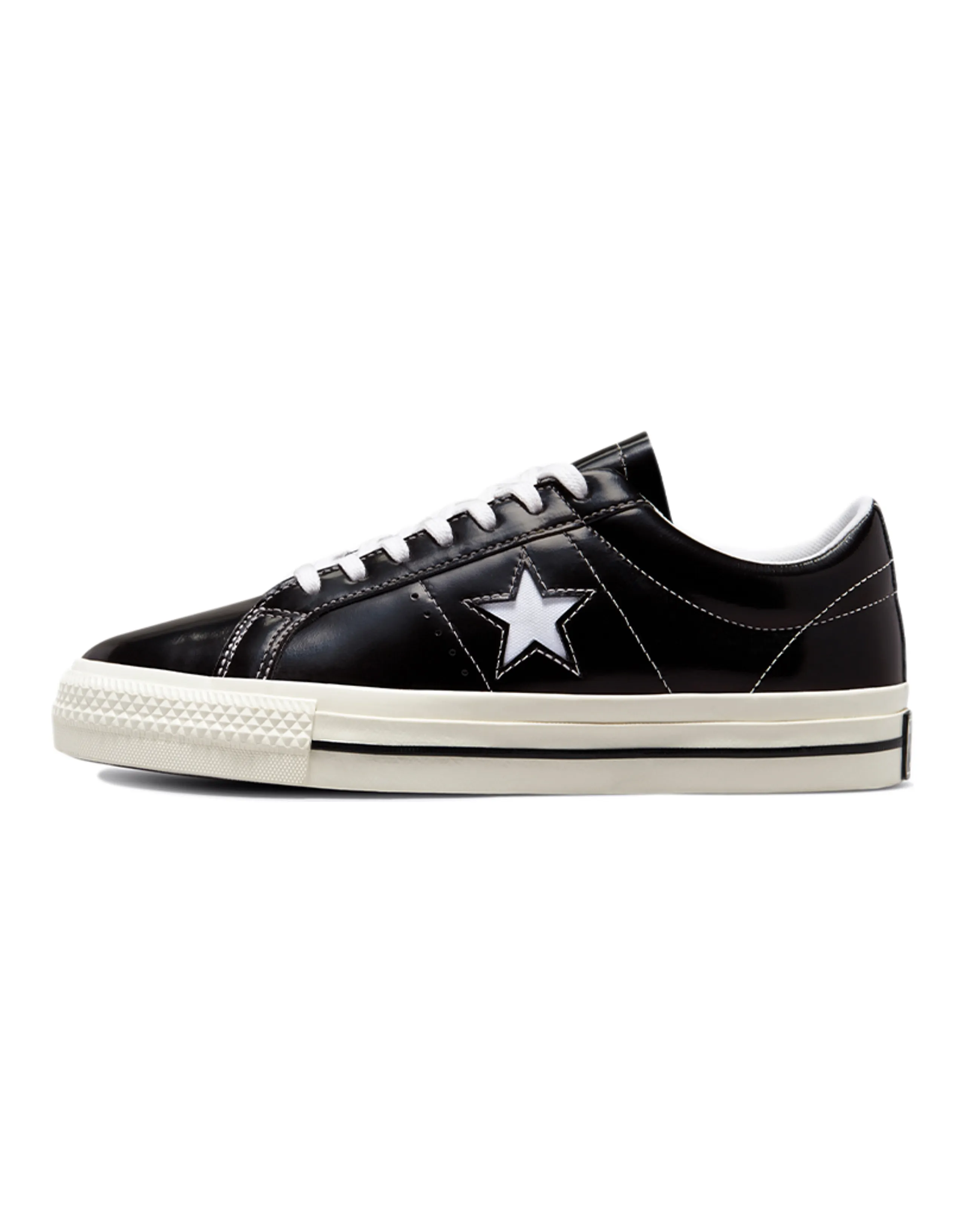 One Star Converse Low 'Black Patent'
