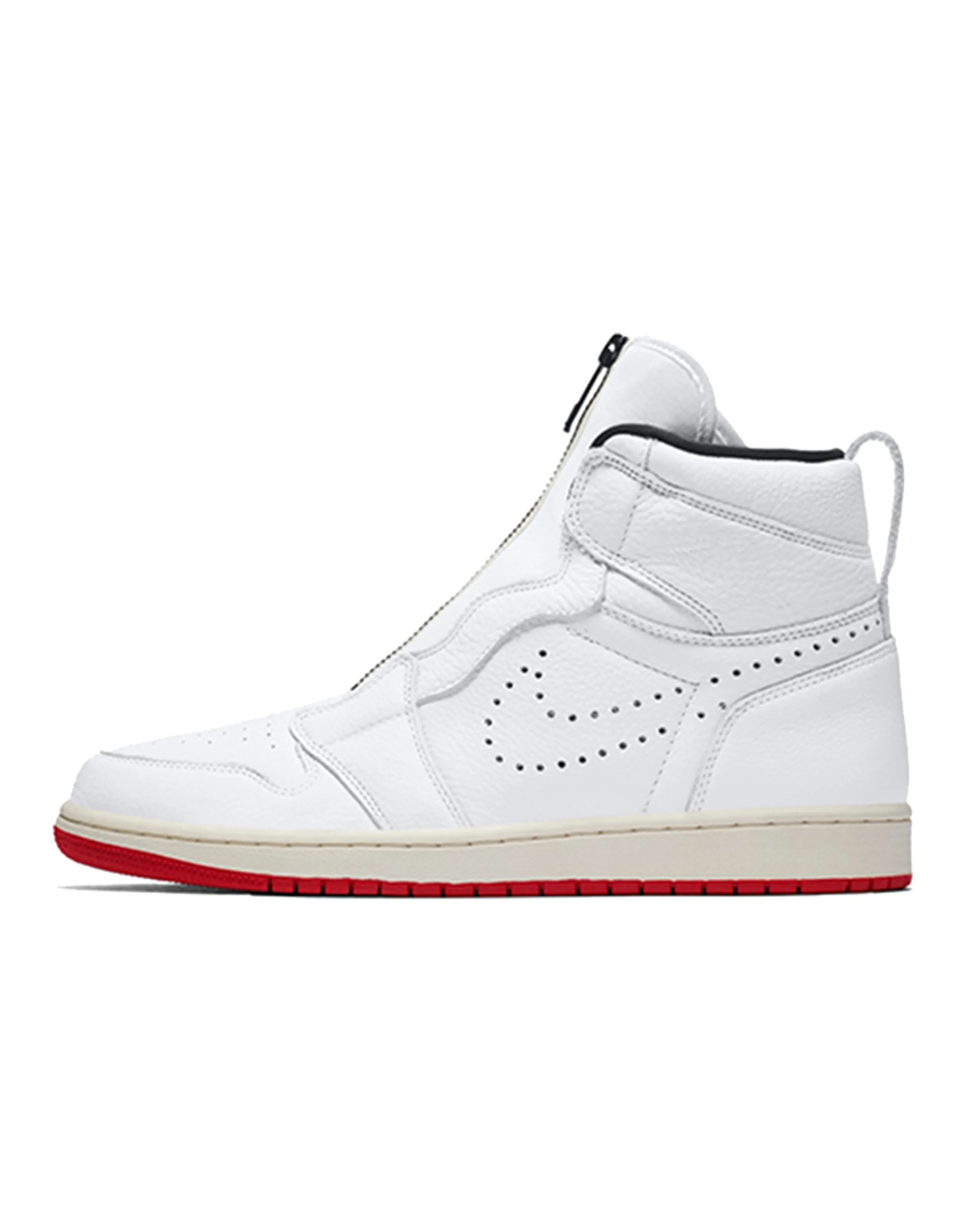 JORDAN 1 Retro High Zip White University Red