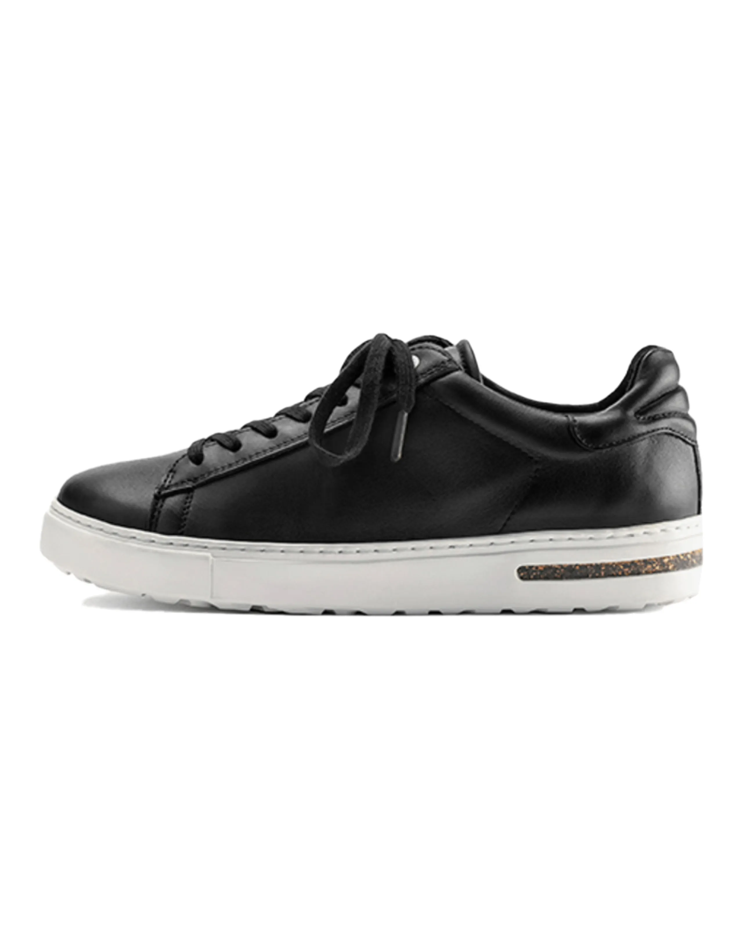 Birkenstock Bend Series Leather Casual Sneakers Unisex Black Regular