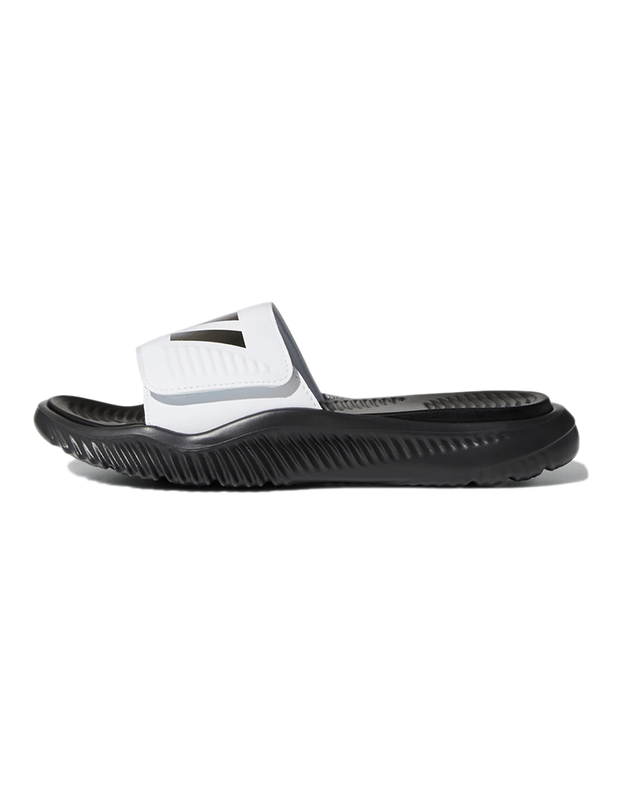 Adidas Alphabounce Slide 'White Black'