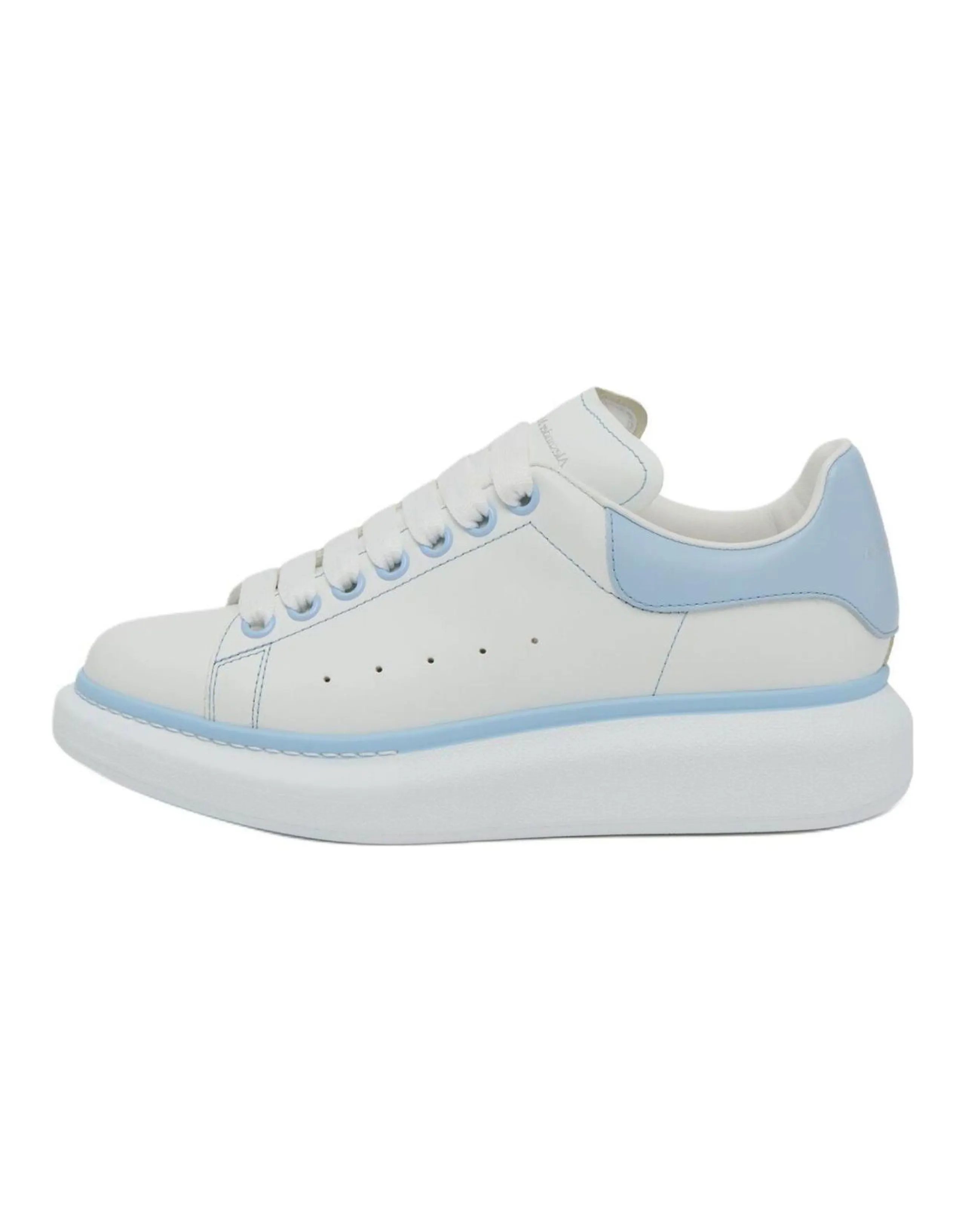 Alexander McQueen Oversized White Powder Blue Women's