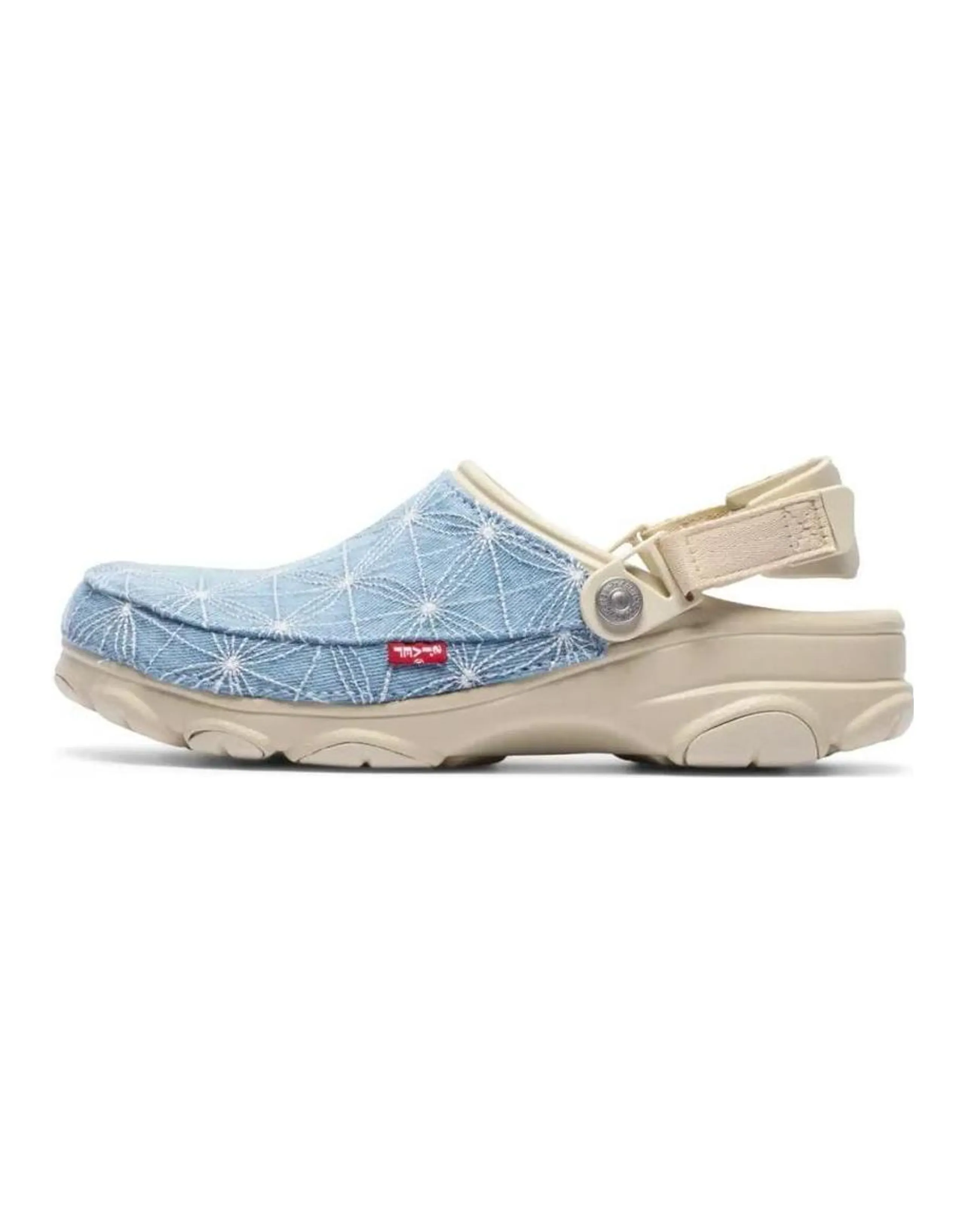 Crocs Classic All Terrain Clog Levi's Sashiko Light Wash