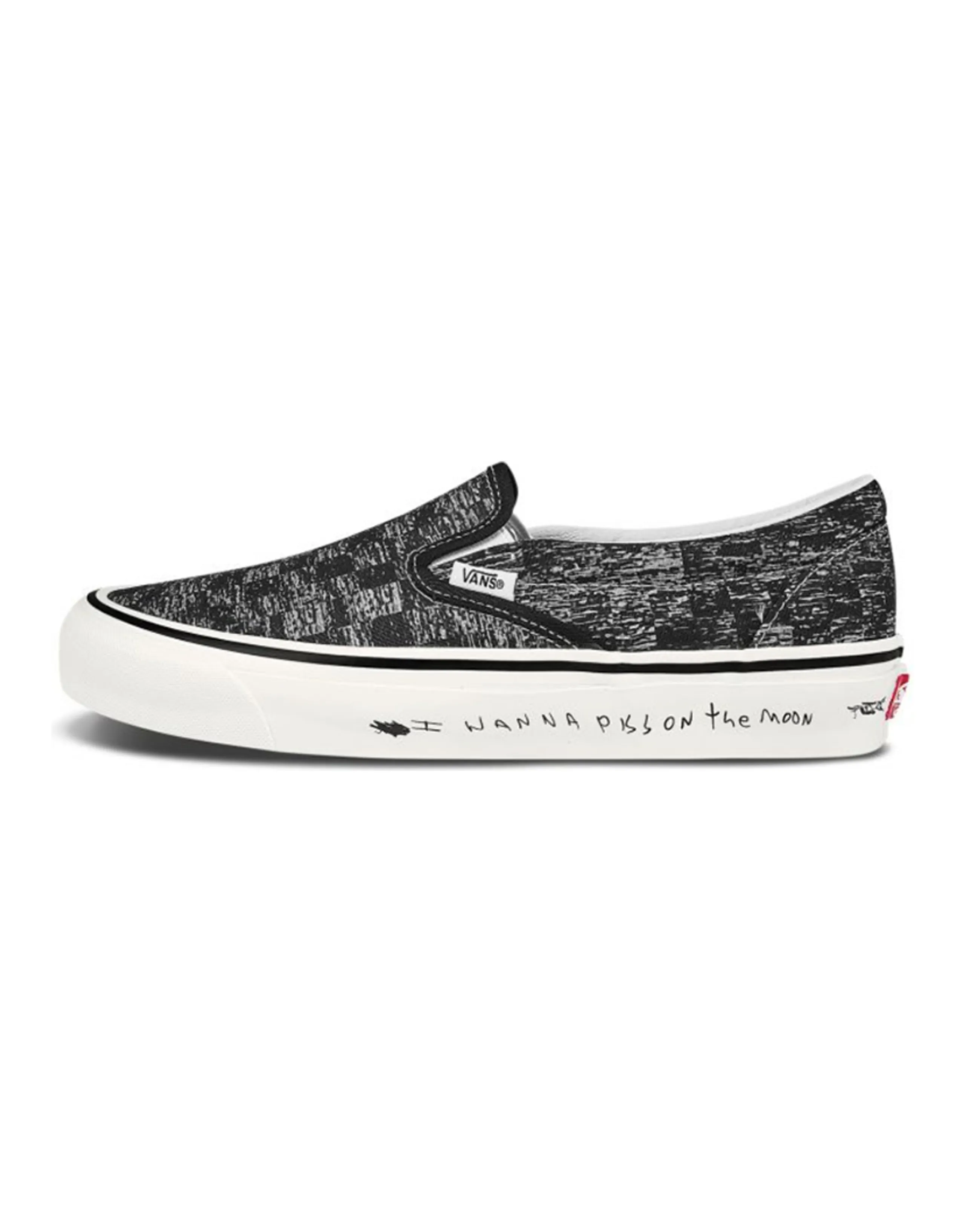 Vans Classic Slip On Lx Jim Goldberg Tv Static