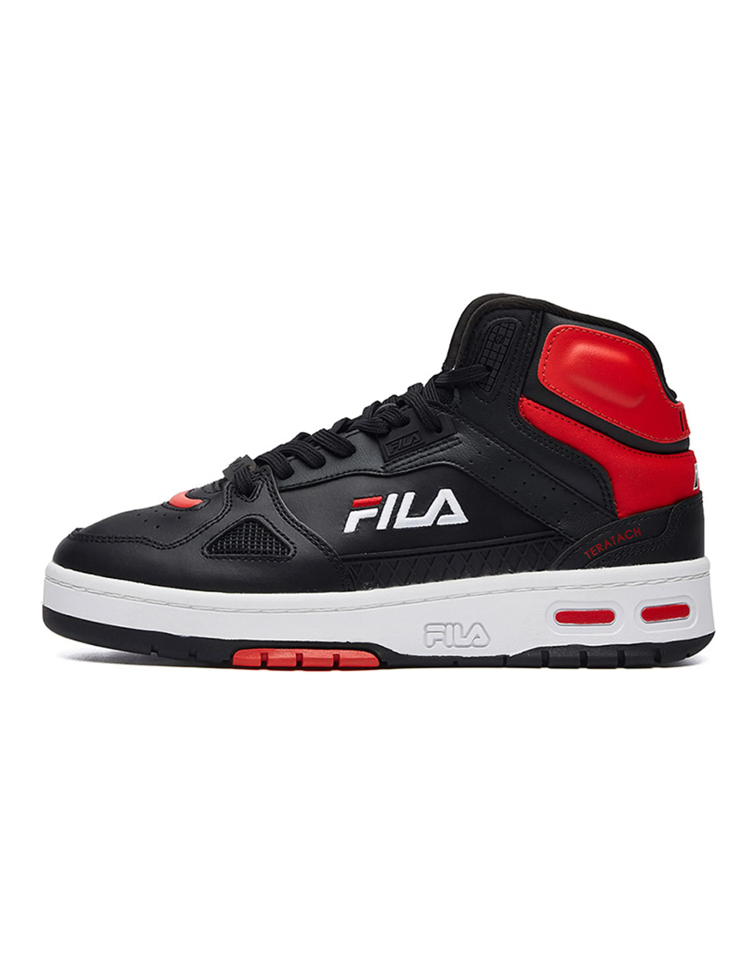 FILA Teratach High Top Black/Red Women's