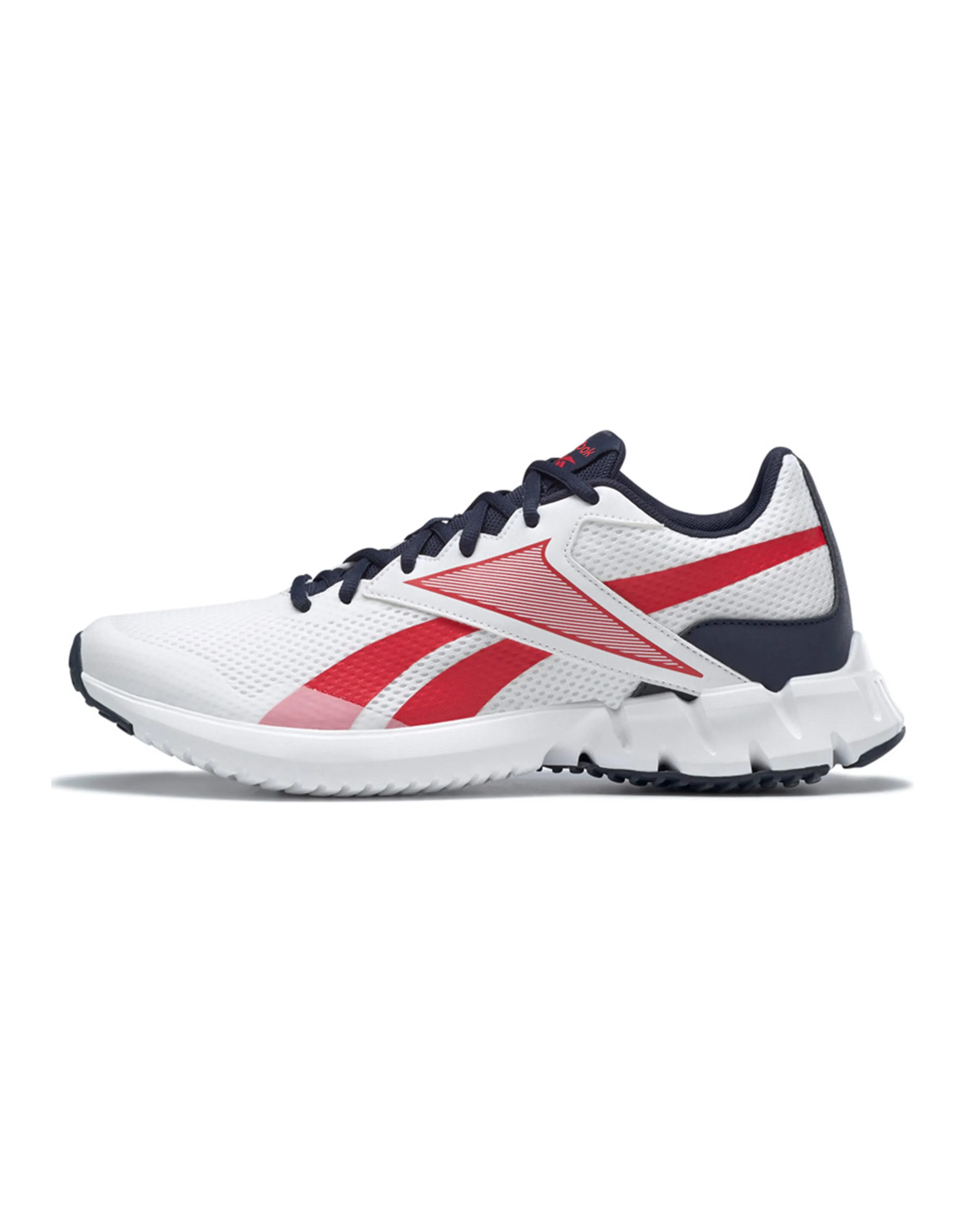 Reebok Ztaur Run Cushioned Breathable Low-Top Casual Running Shoes Unisex White Red Blue