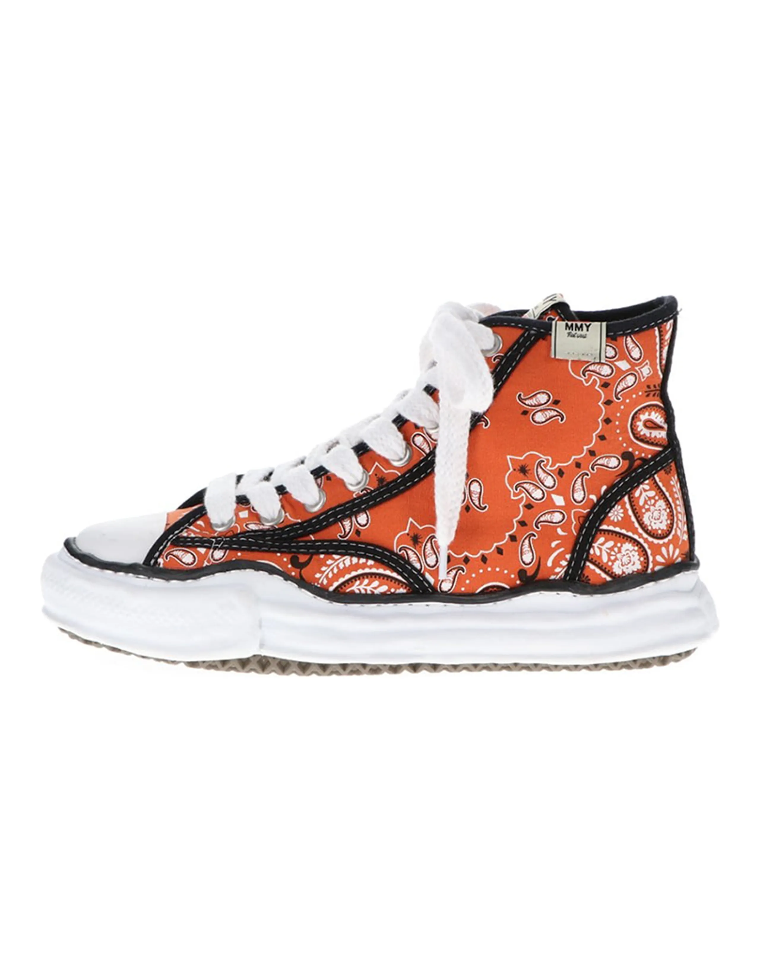 MIHARA YASUHIRO Canvas Shoes Unisex High Top Orange