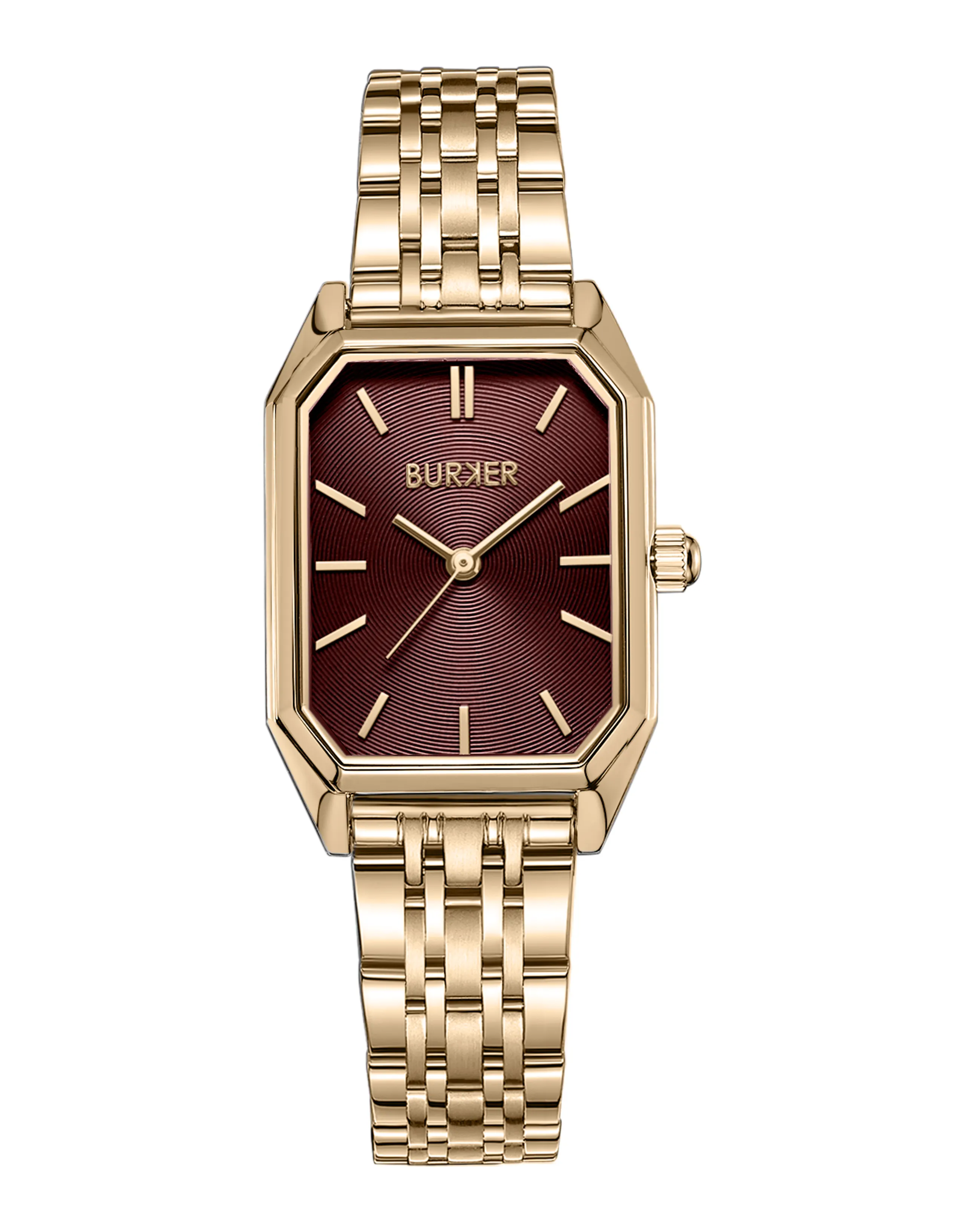 Isabell Gold Burgundy