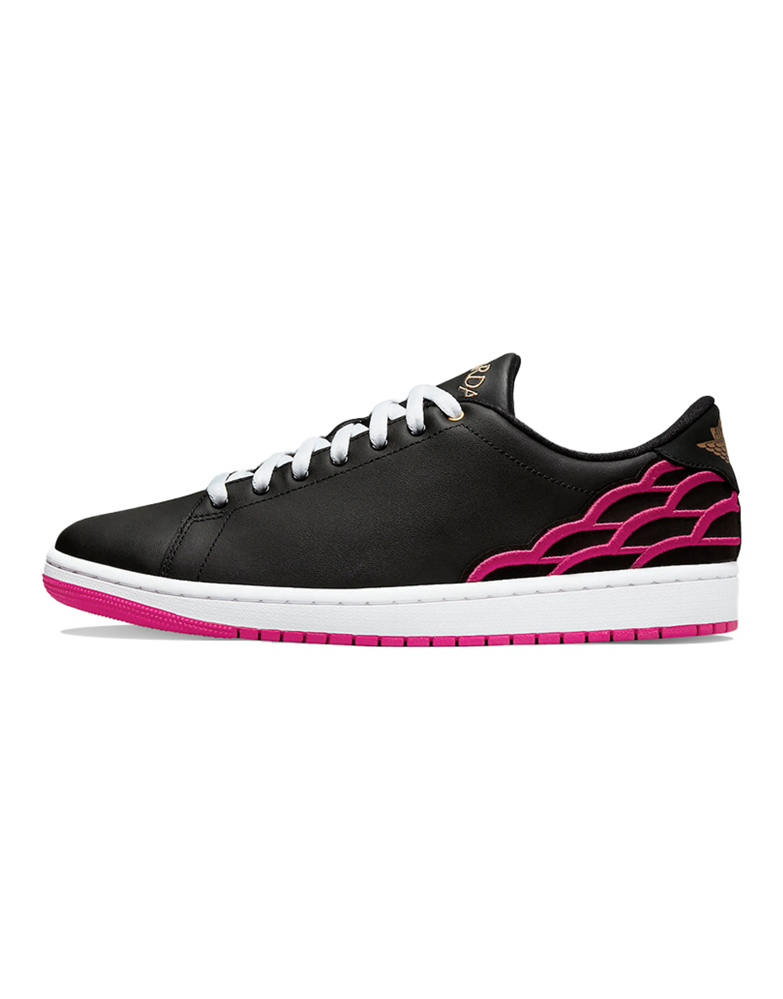JORDAN 1 Centre Court Black Pink White Women's
