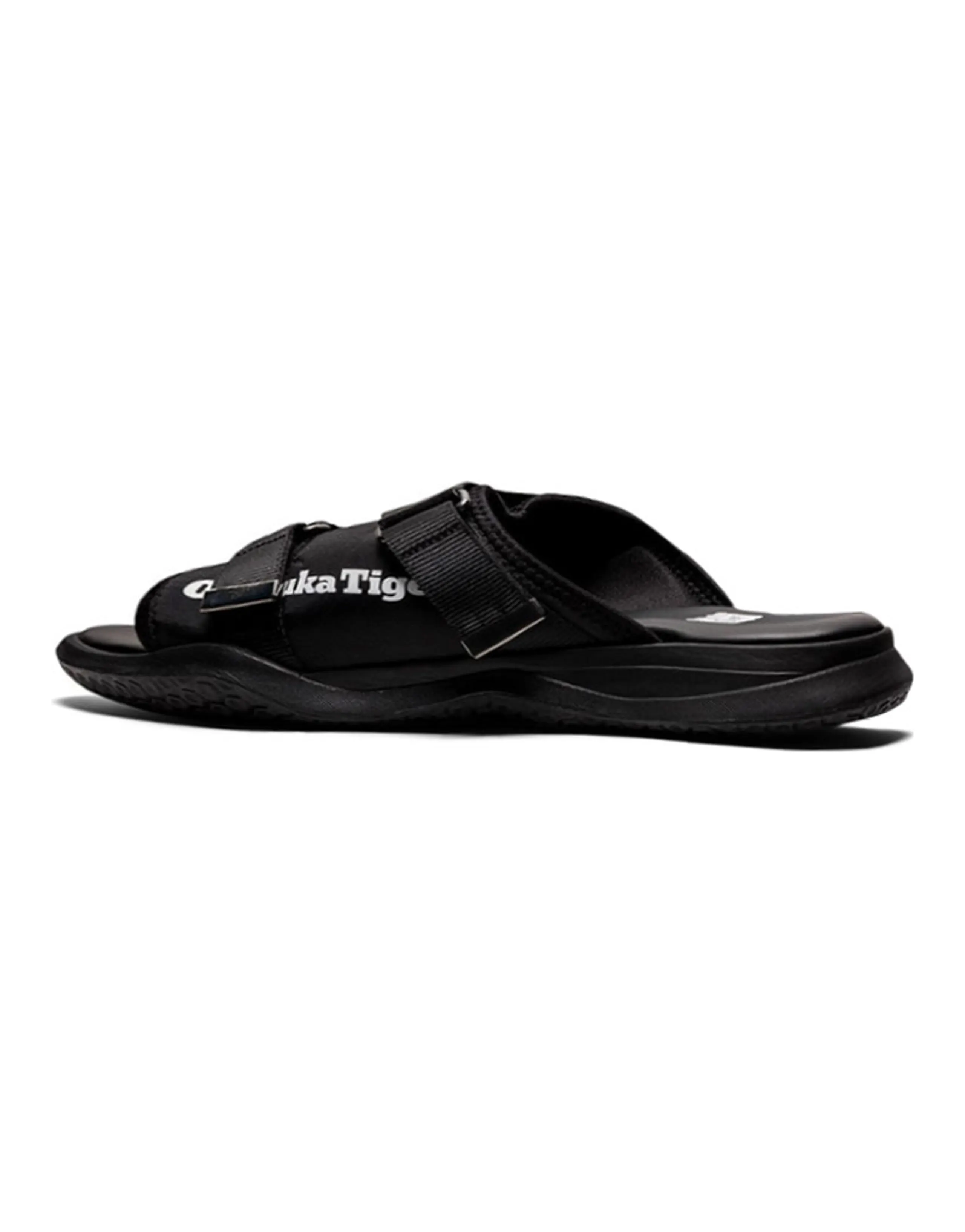Onitsuka Tiger Ohbori Slider Stylish Sports Black Sandals